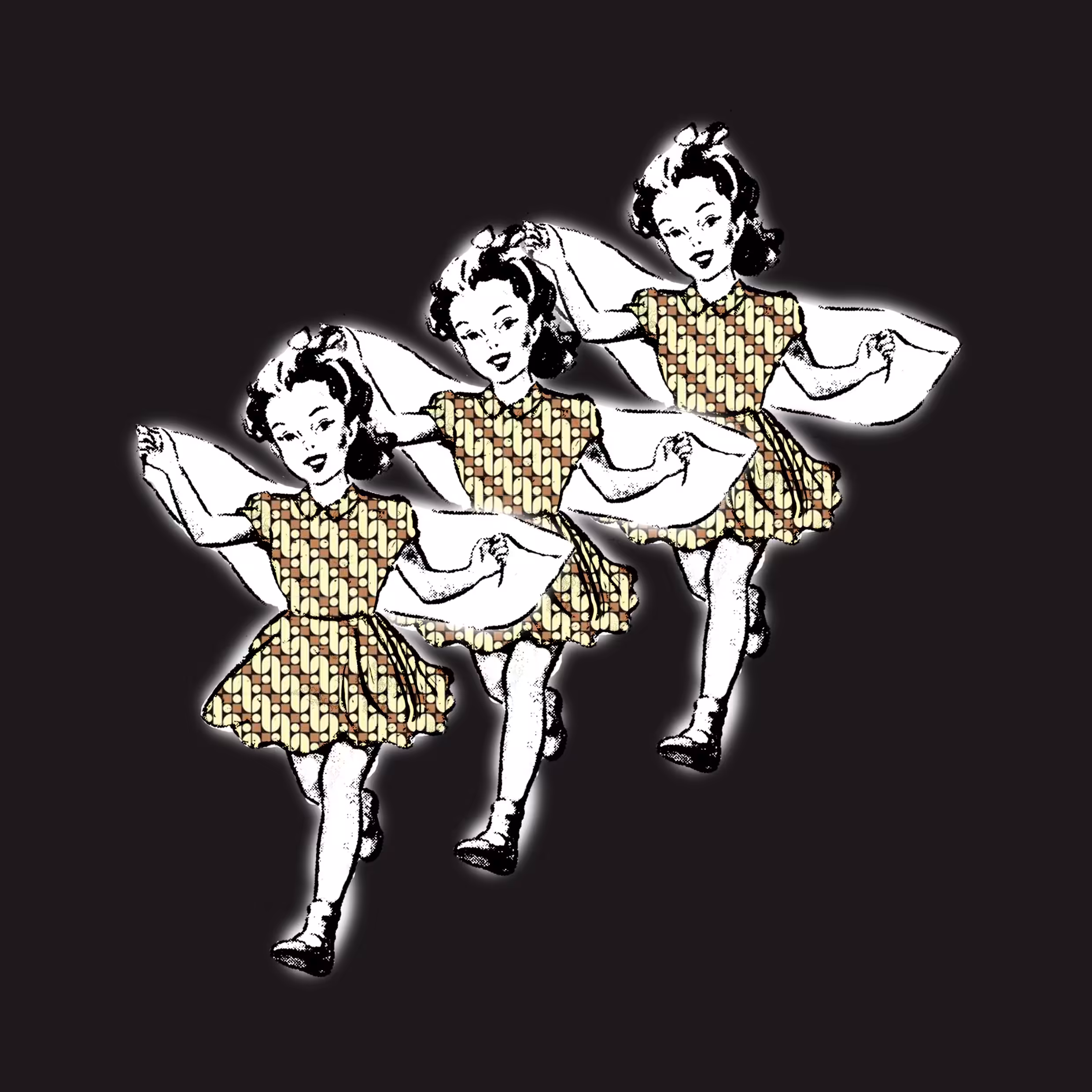 Litte girl wearing Batik