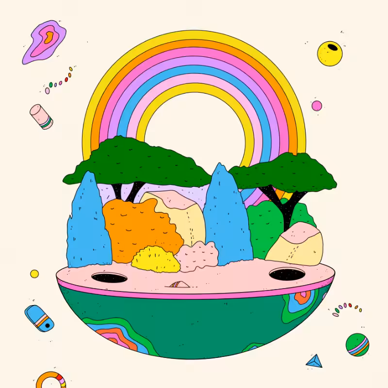 🌈🌴🪐 #175