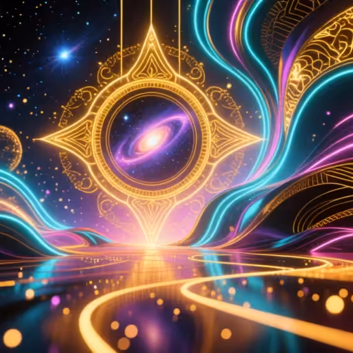 "Galactic Portal: A Journey into the Depths of the Cosmos"