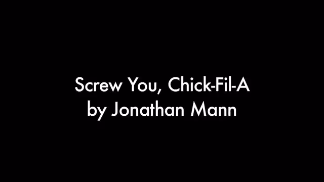 Song A Day: Screw You, Chick-Fil-A
