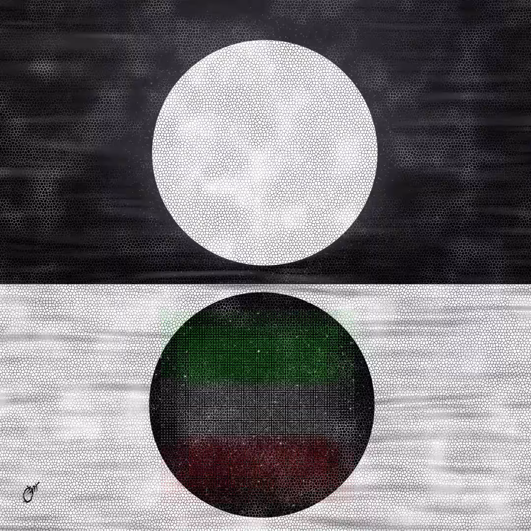 The night is dark but there is moonlight