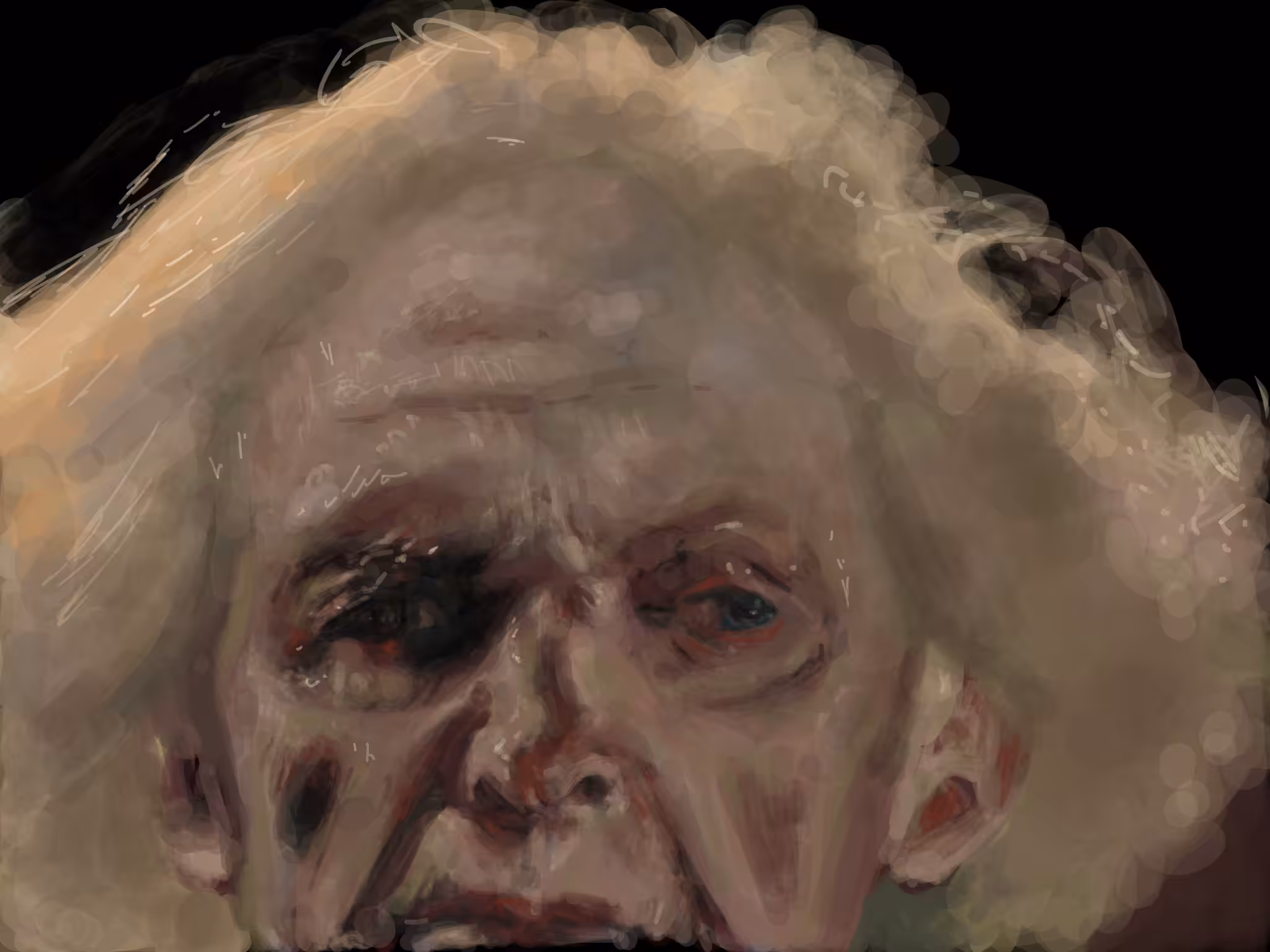 Learning from the Masters: "Blind Man" by Gustav Klimt