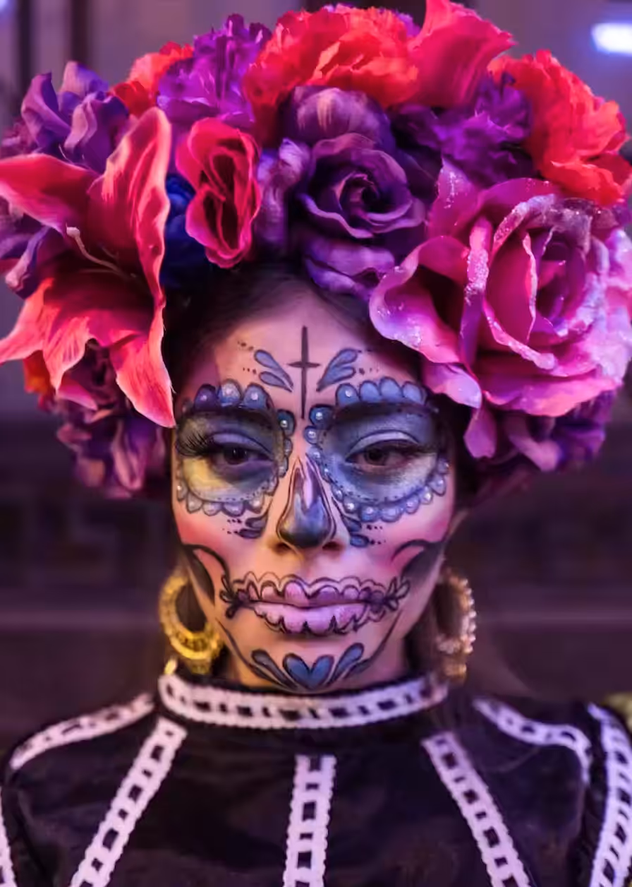 Purple Catrina GIF