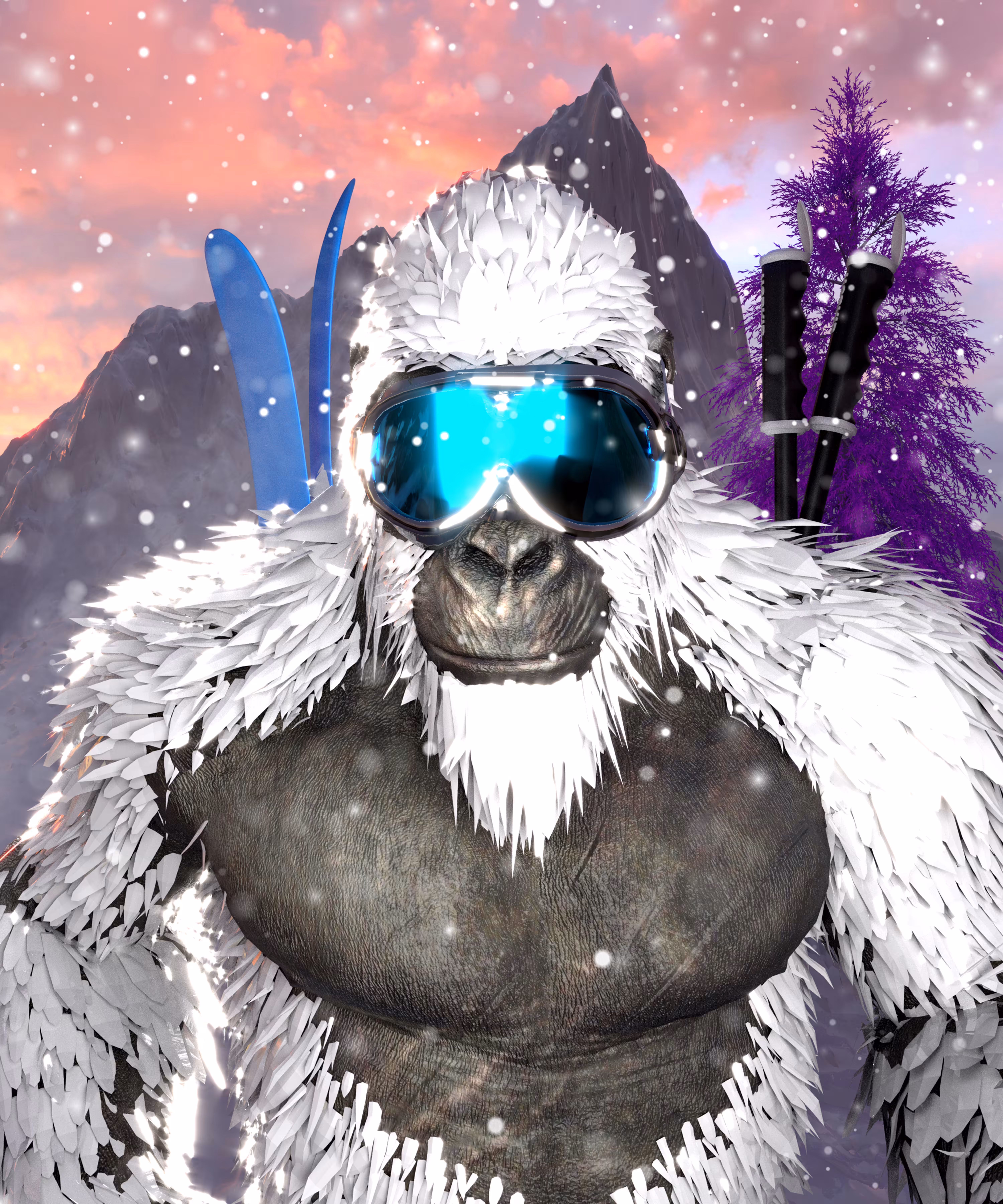 Ski Cyber Gorilla