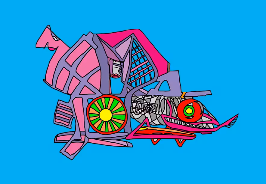 Puzzle5 // Skeleton, Eyes and a Fish