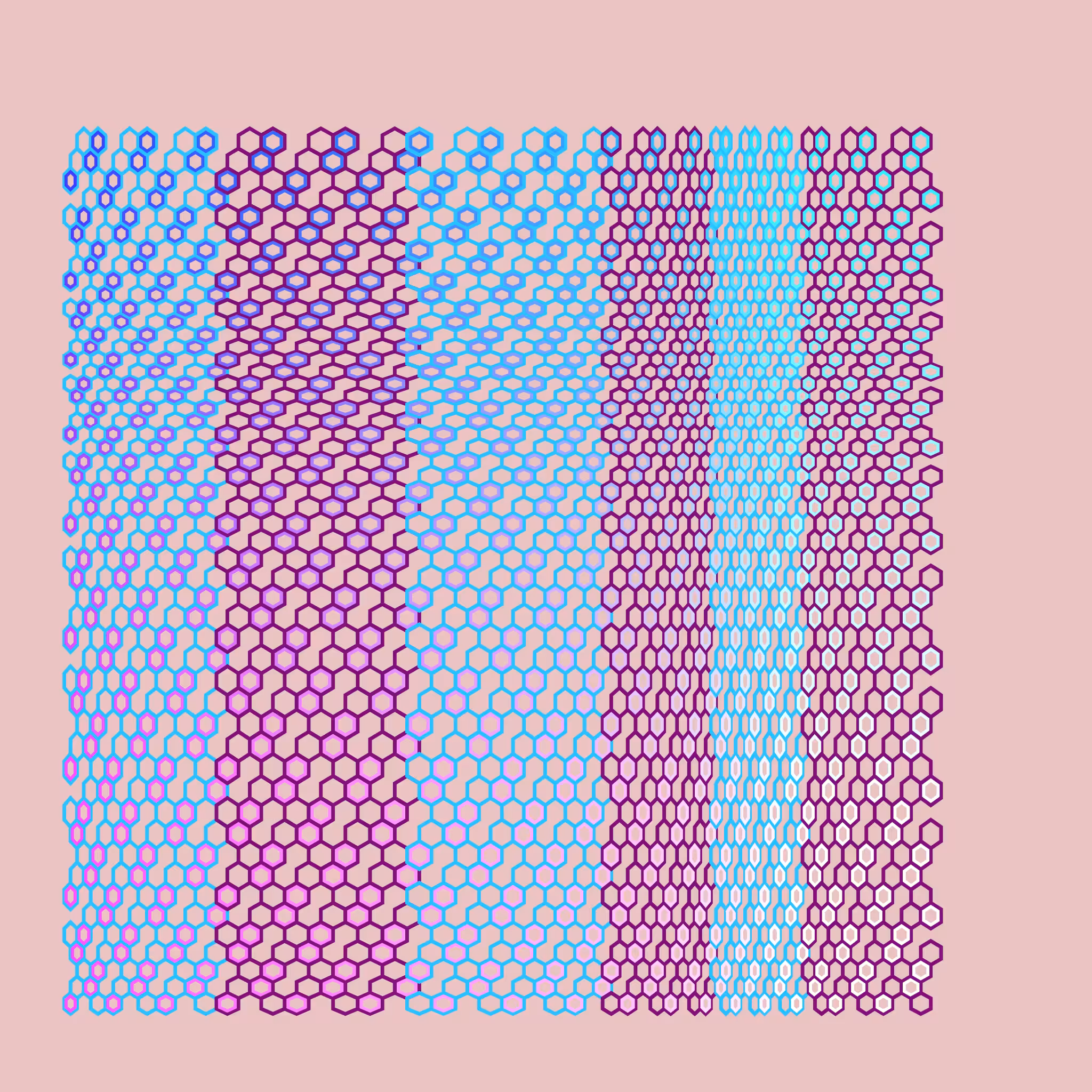 Blue and Purple