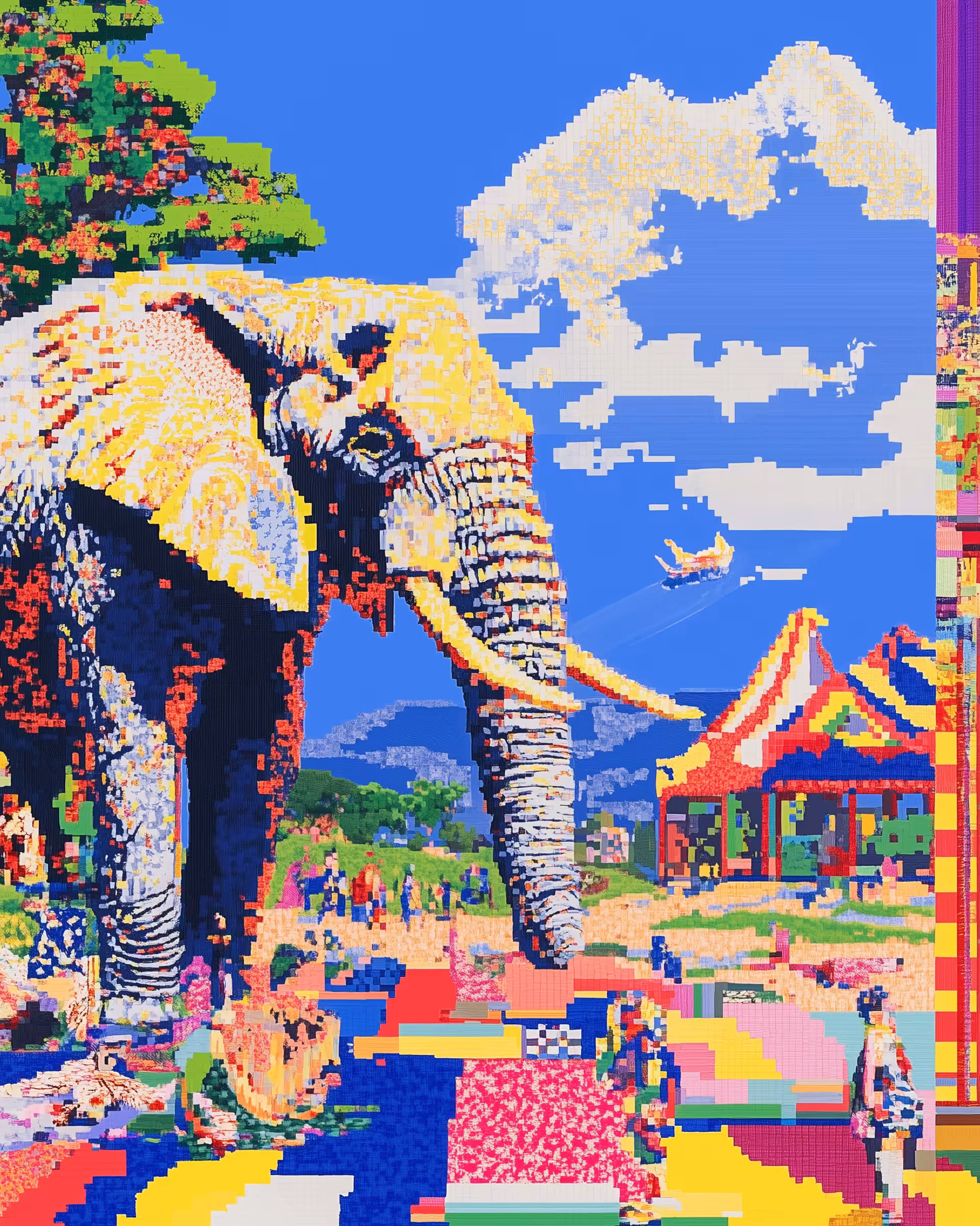 I’m only here for the show.