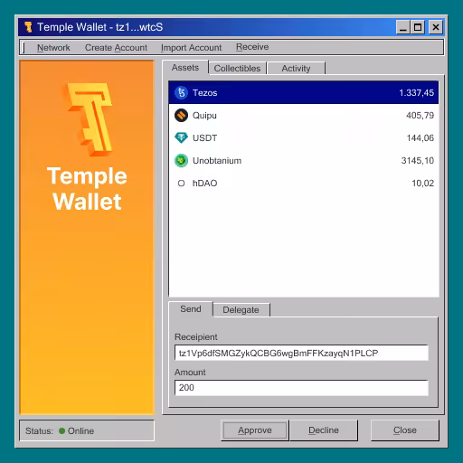 Temple Wallet 98
