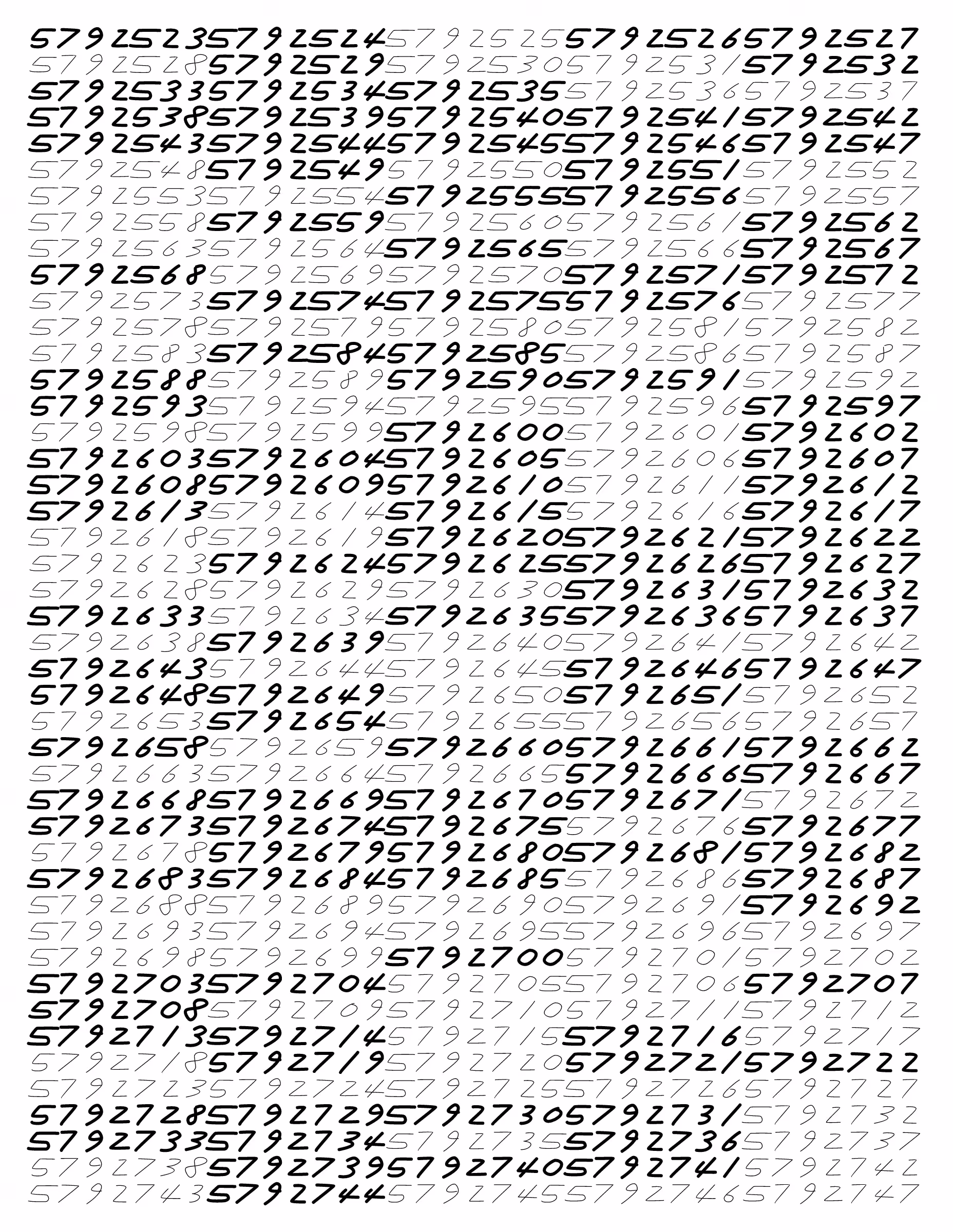 Endless (5,607,250 to Infinity) #612