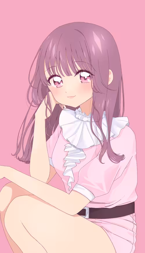 girlish pink