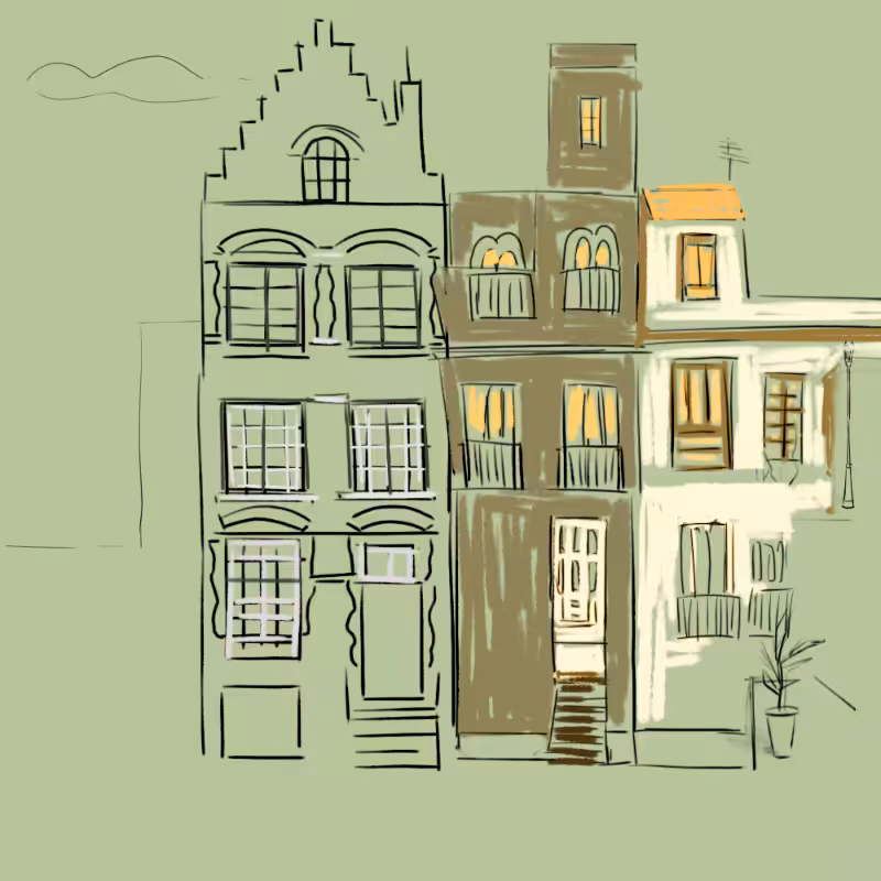 Architectural sketches #62