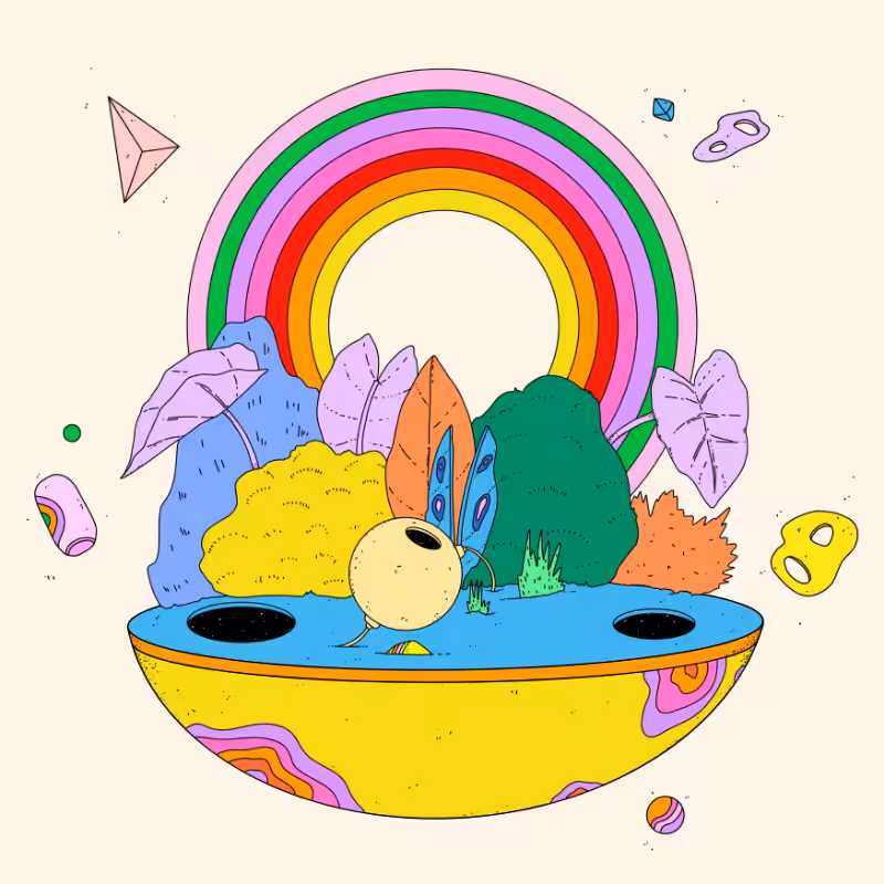 🌈🌴🪐 #204