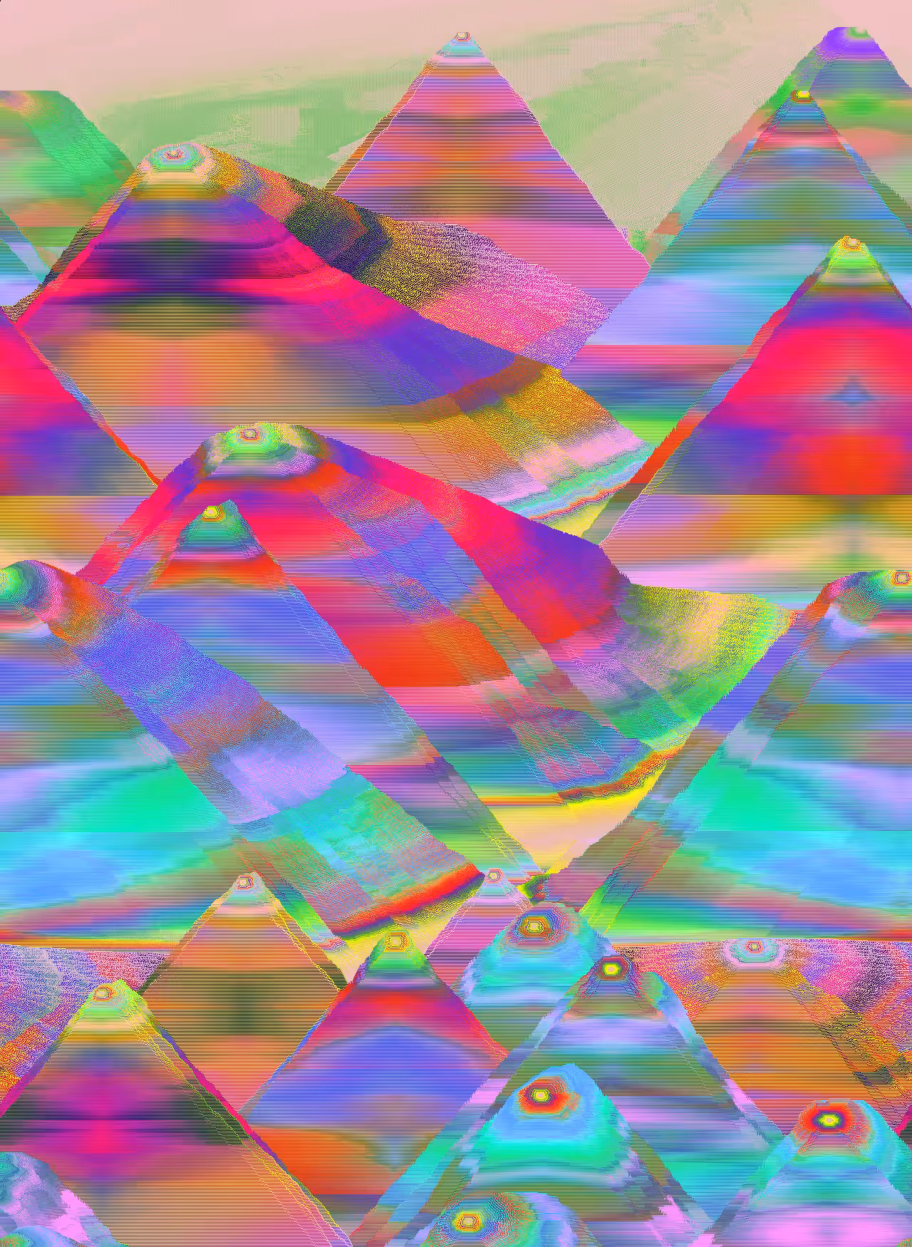 Mountain XII - Pyramidal Peaks