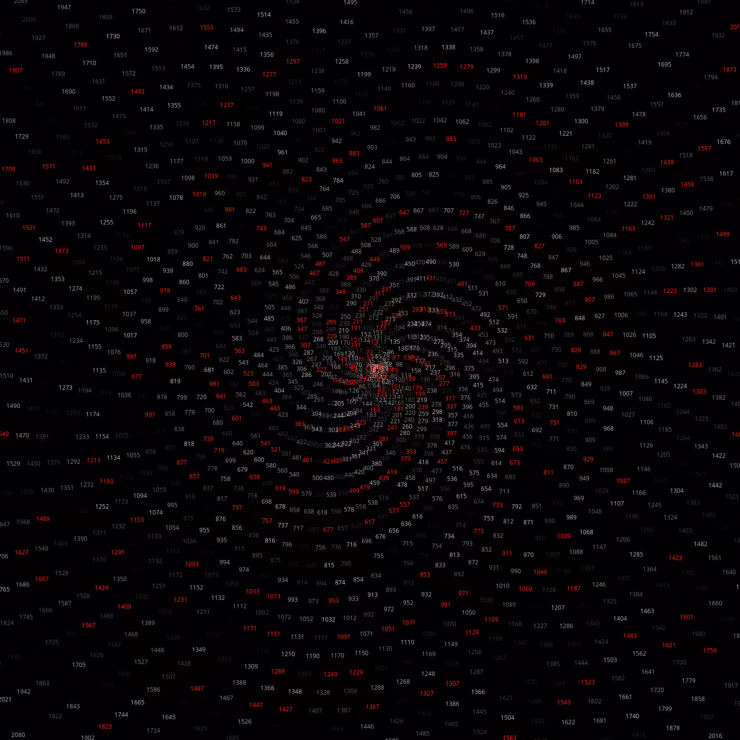 Polar Plot of Numbers #375