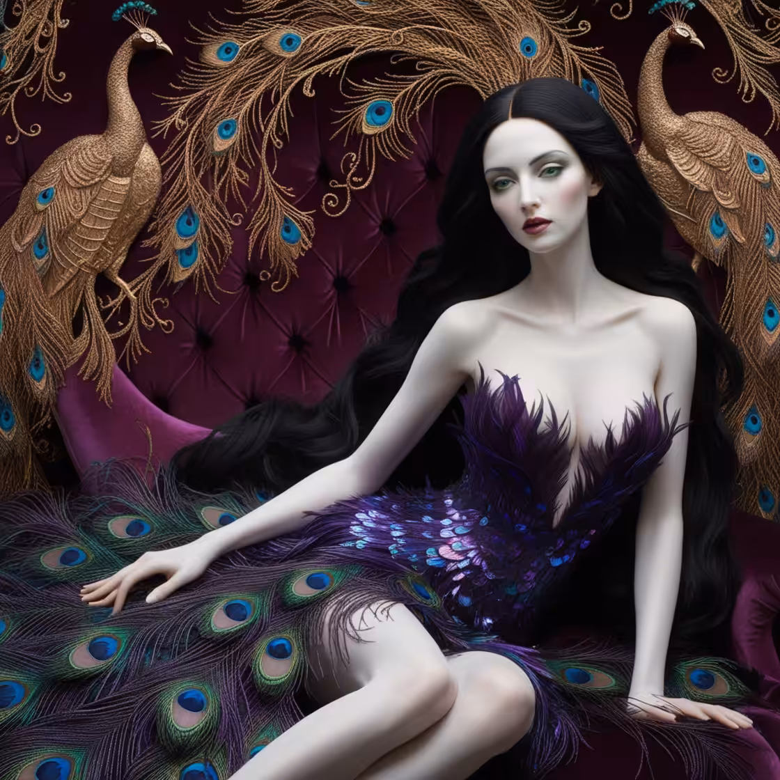  Elegance in Feathers