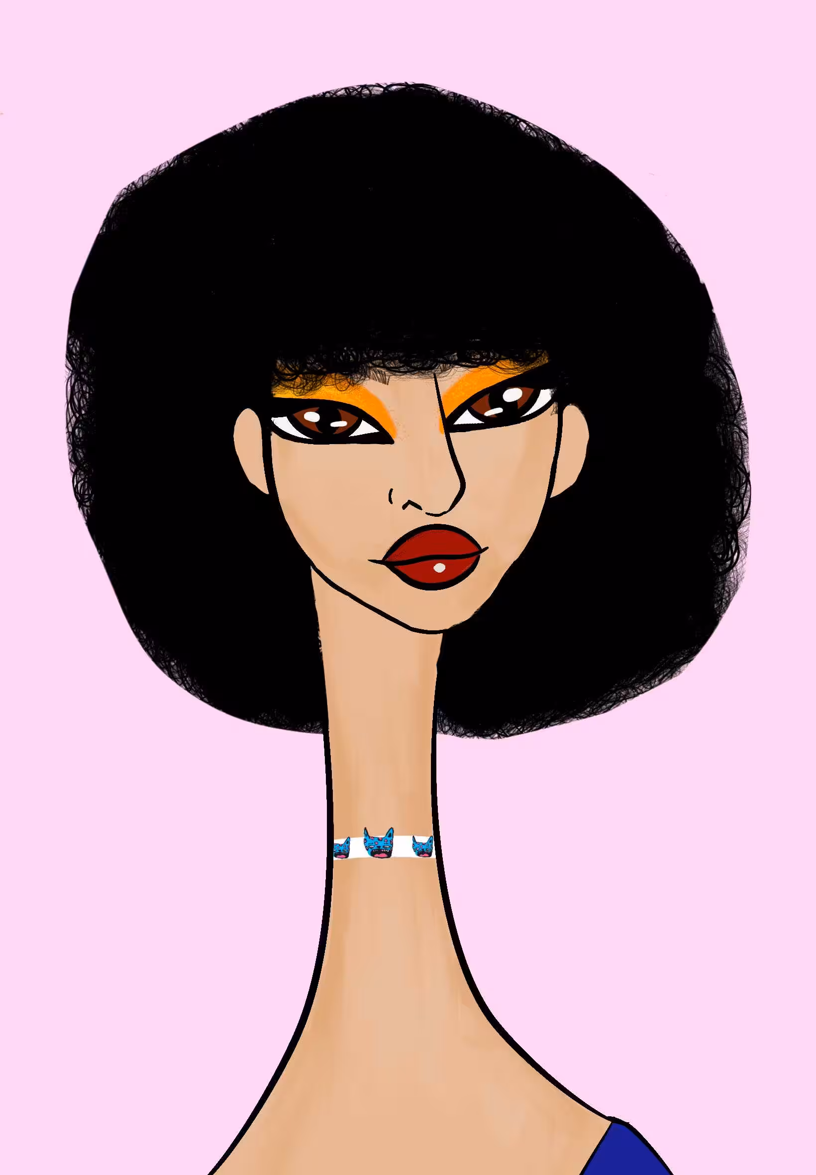 Long Neckie Ladies: Long Neckie Lady #2323