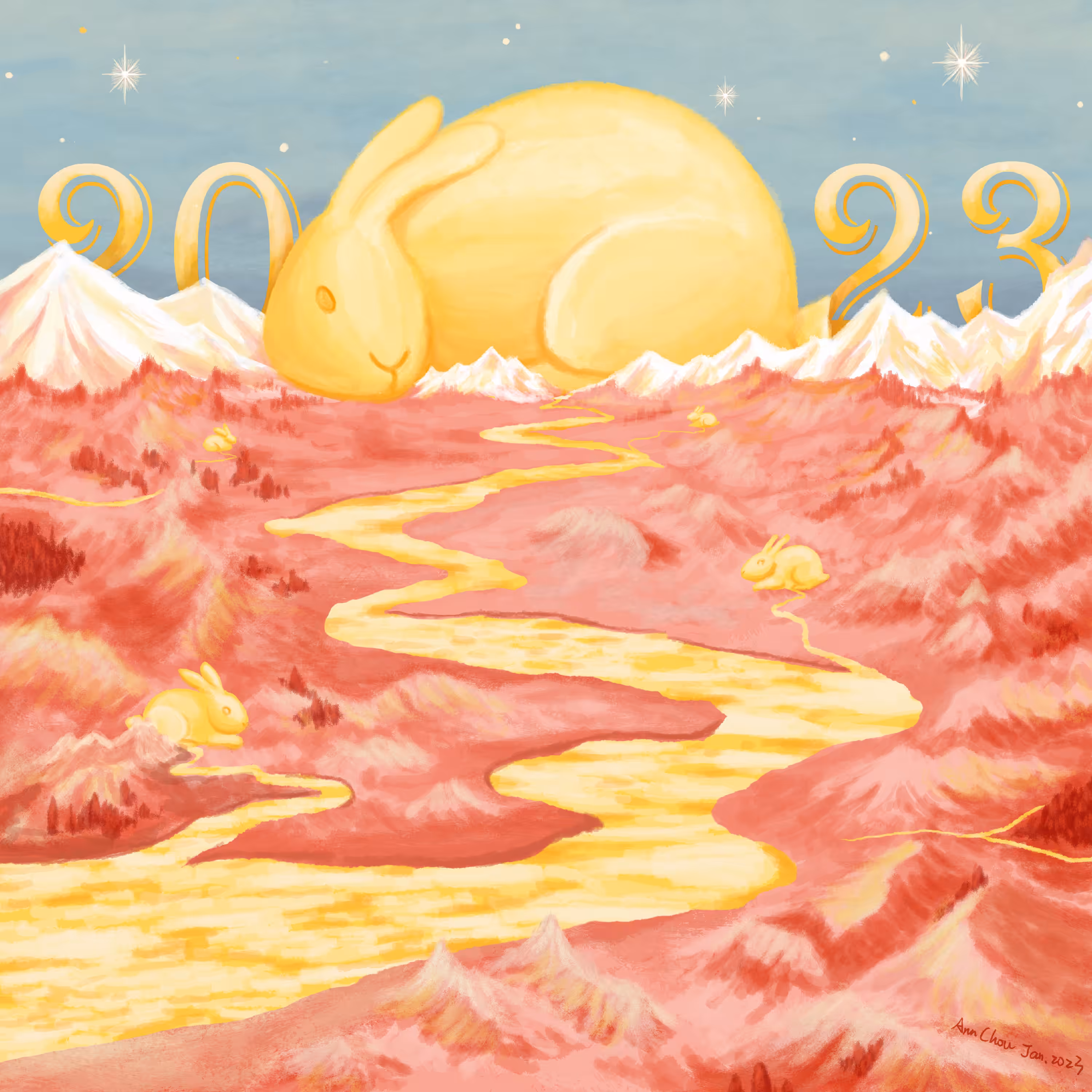 2023 Happy Bunny Year