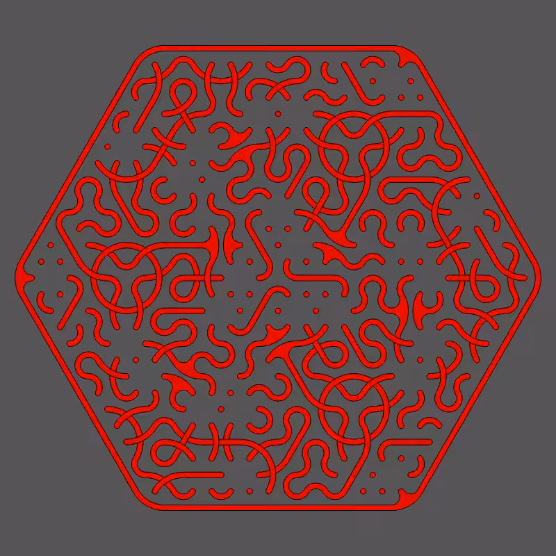 Threefold Symmetry - Dark Variations #301