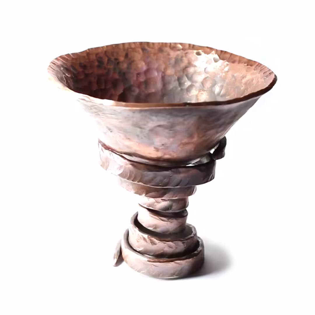 Copper Grail, Coiled Base