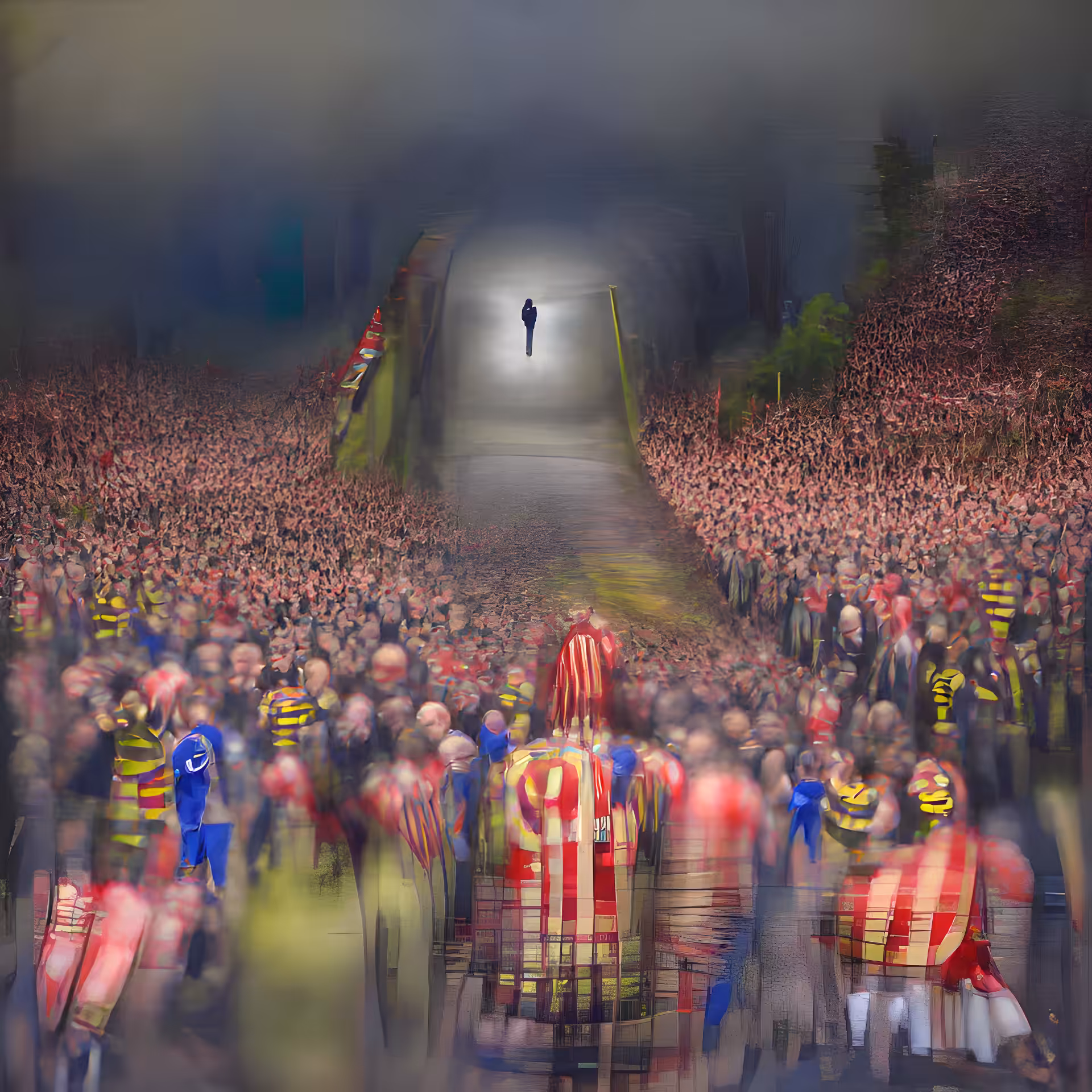 Isolated in the crowd