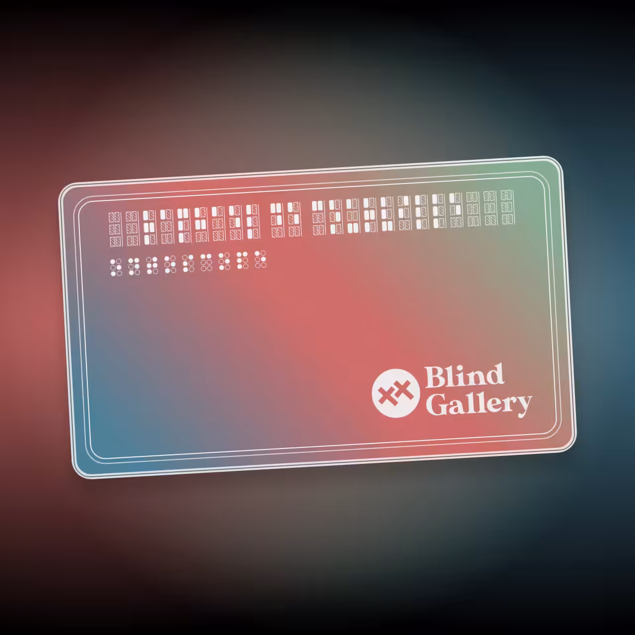 Blind Gallery Club Membership #192