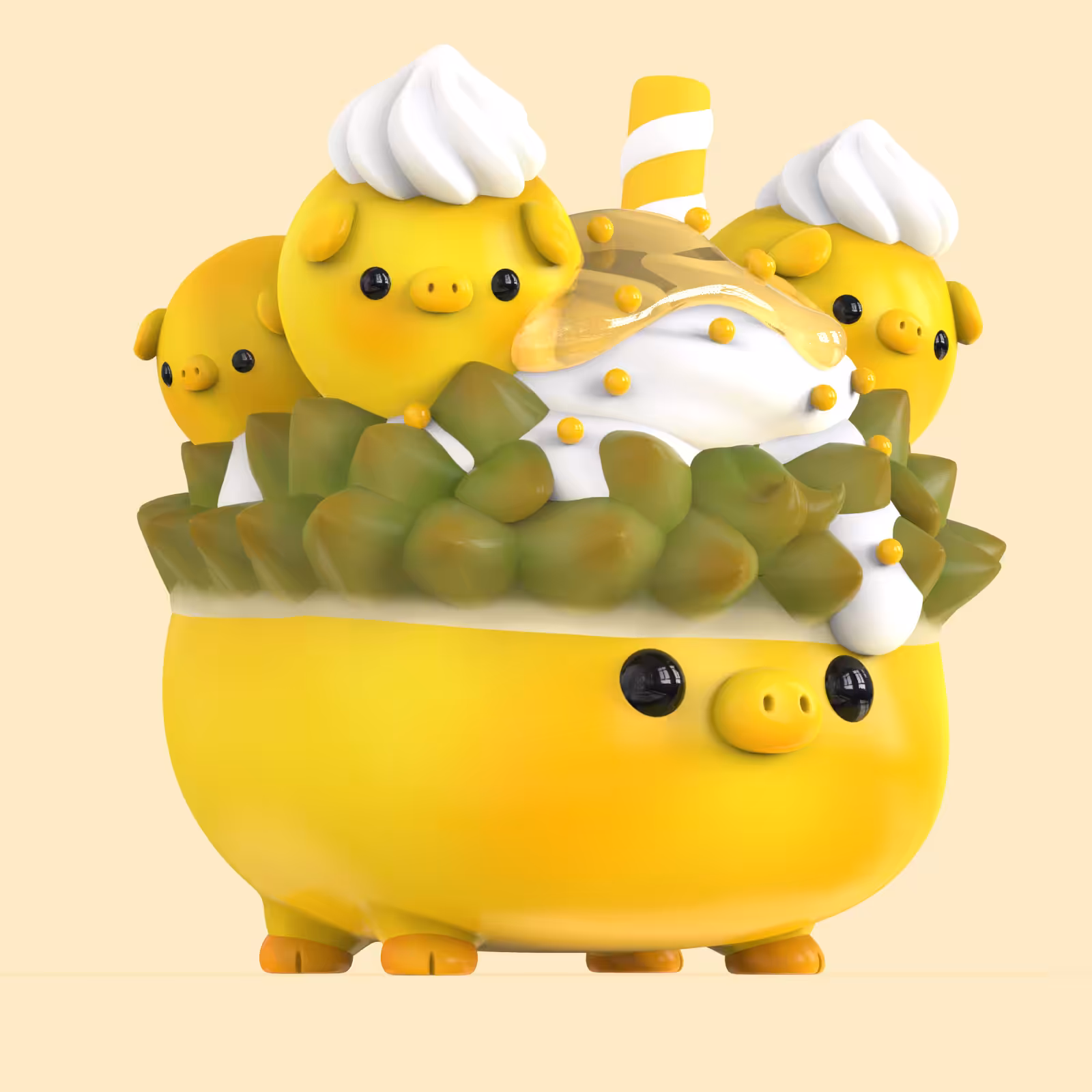011 Booka : Durian Cupcake