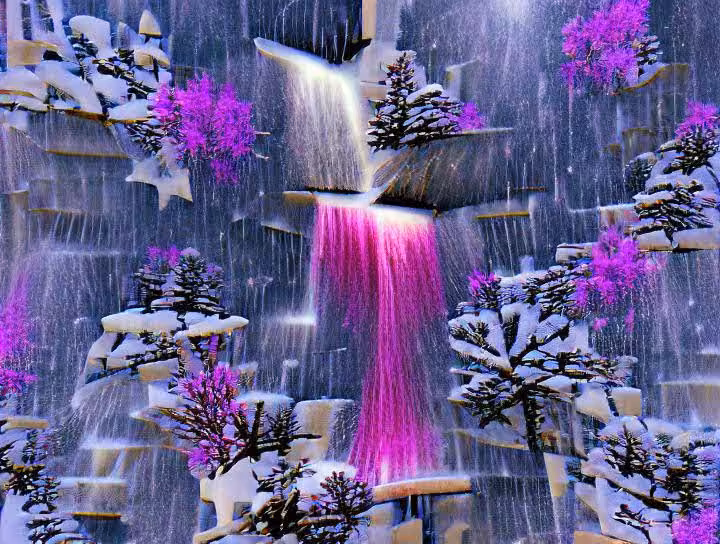 Winter Wonderland Waterfall 2021