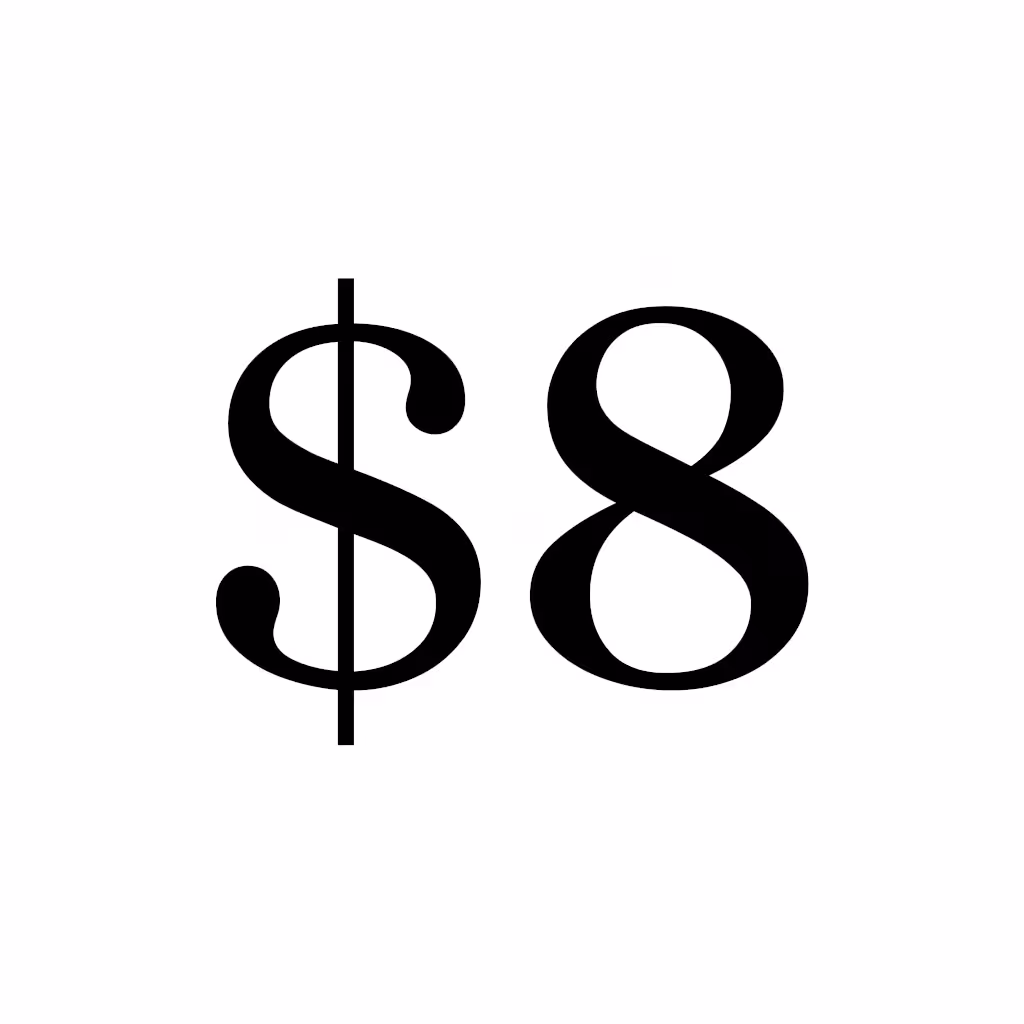$8