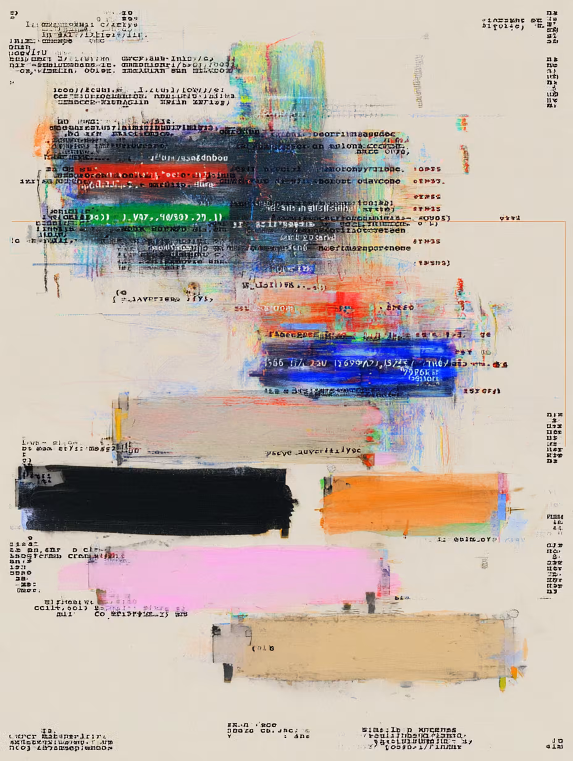 broken painted interface