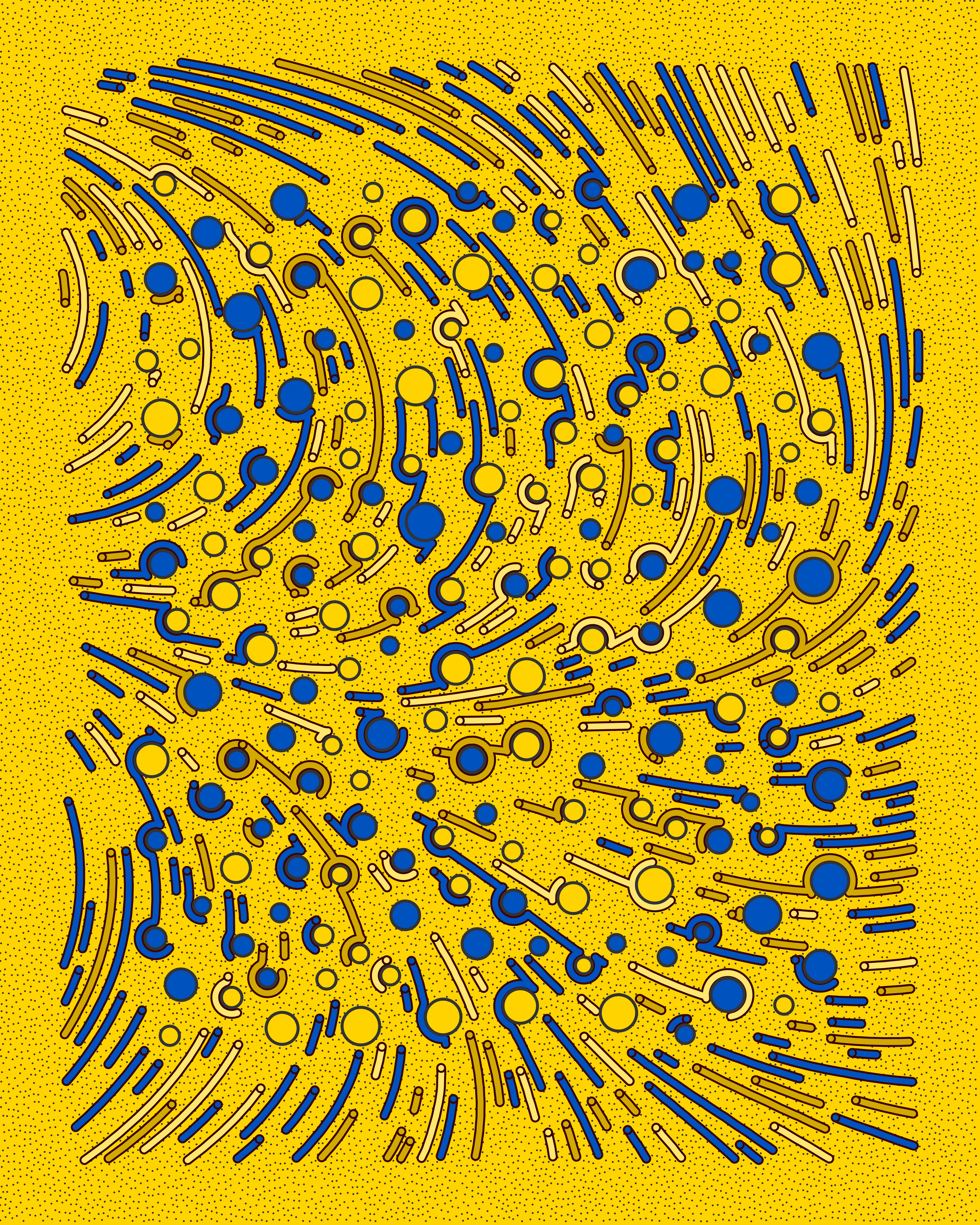 Blue & Yellow