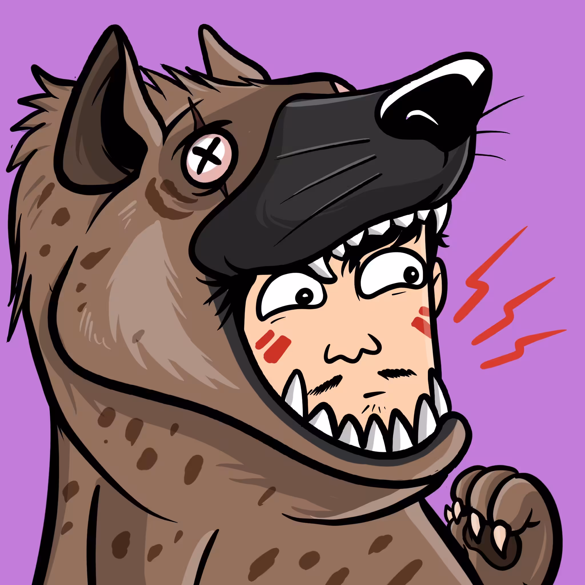 Hyena beast doll