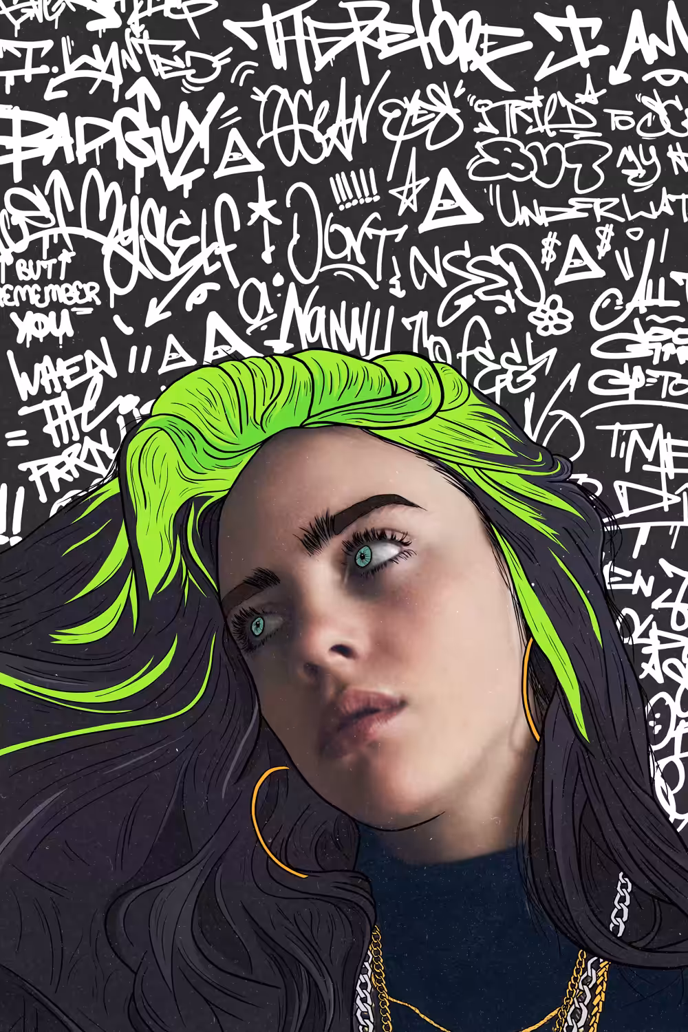 Billie Pink & Green