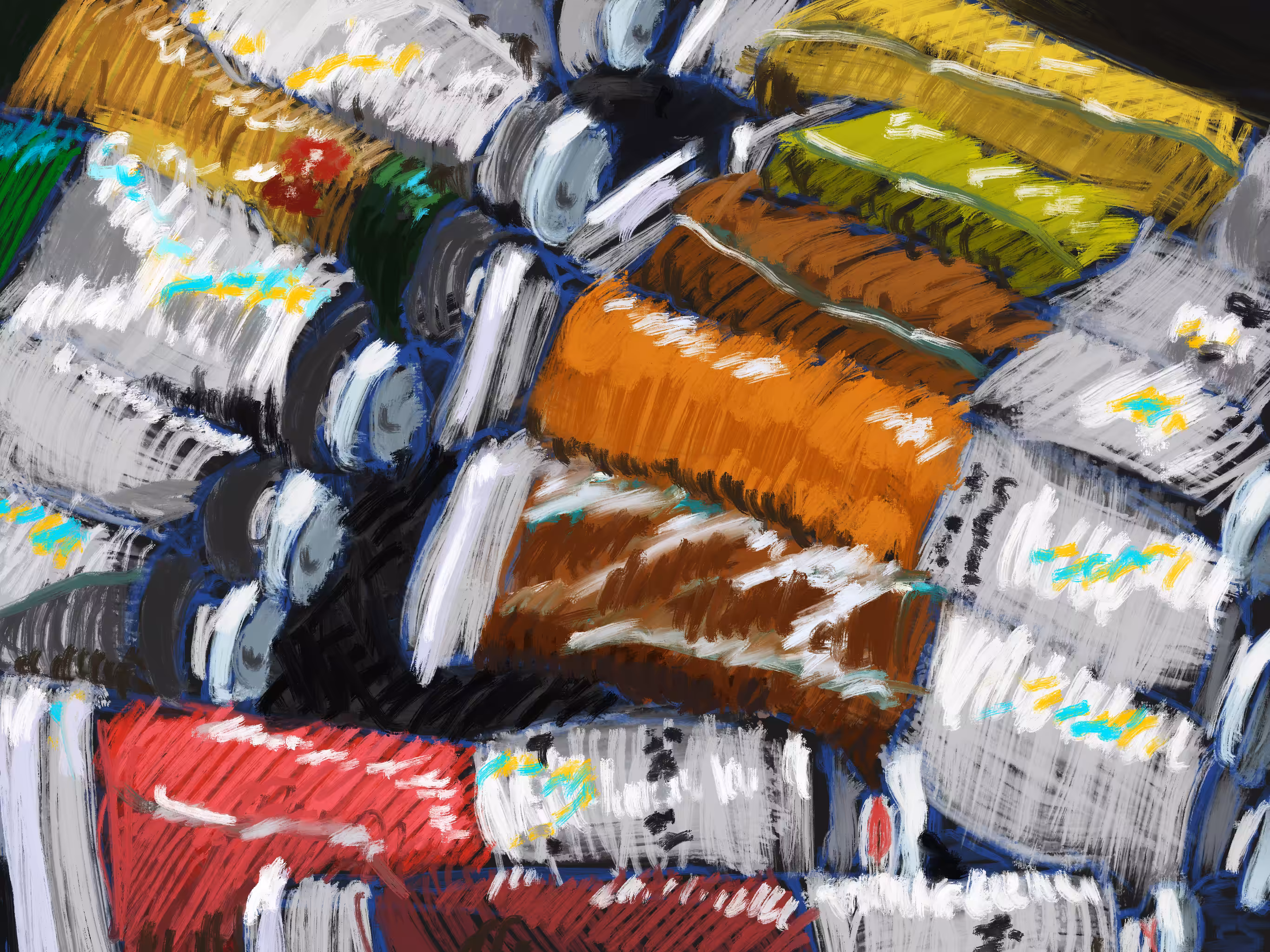 A Painting of Paint on a Paintless iPad