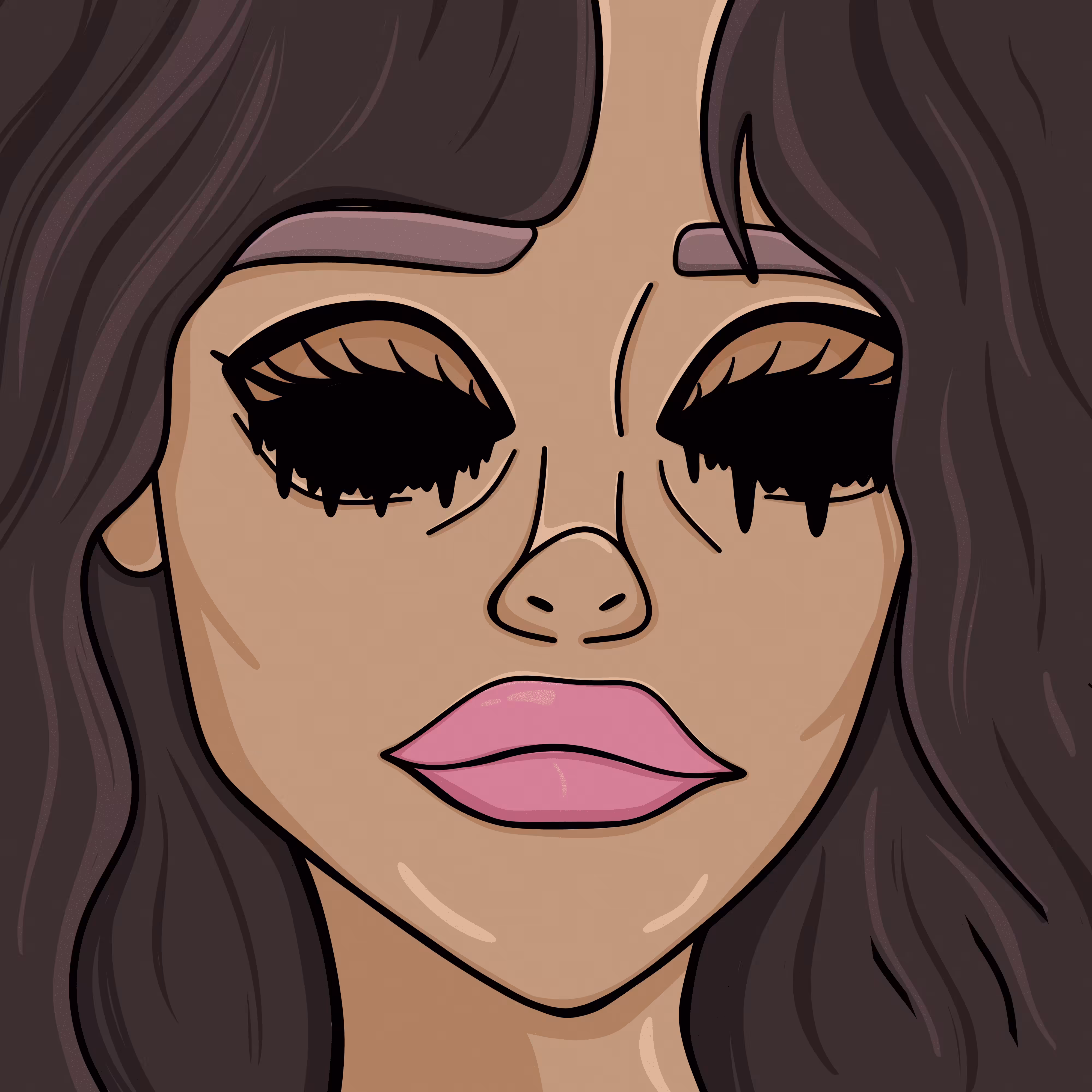 black crying