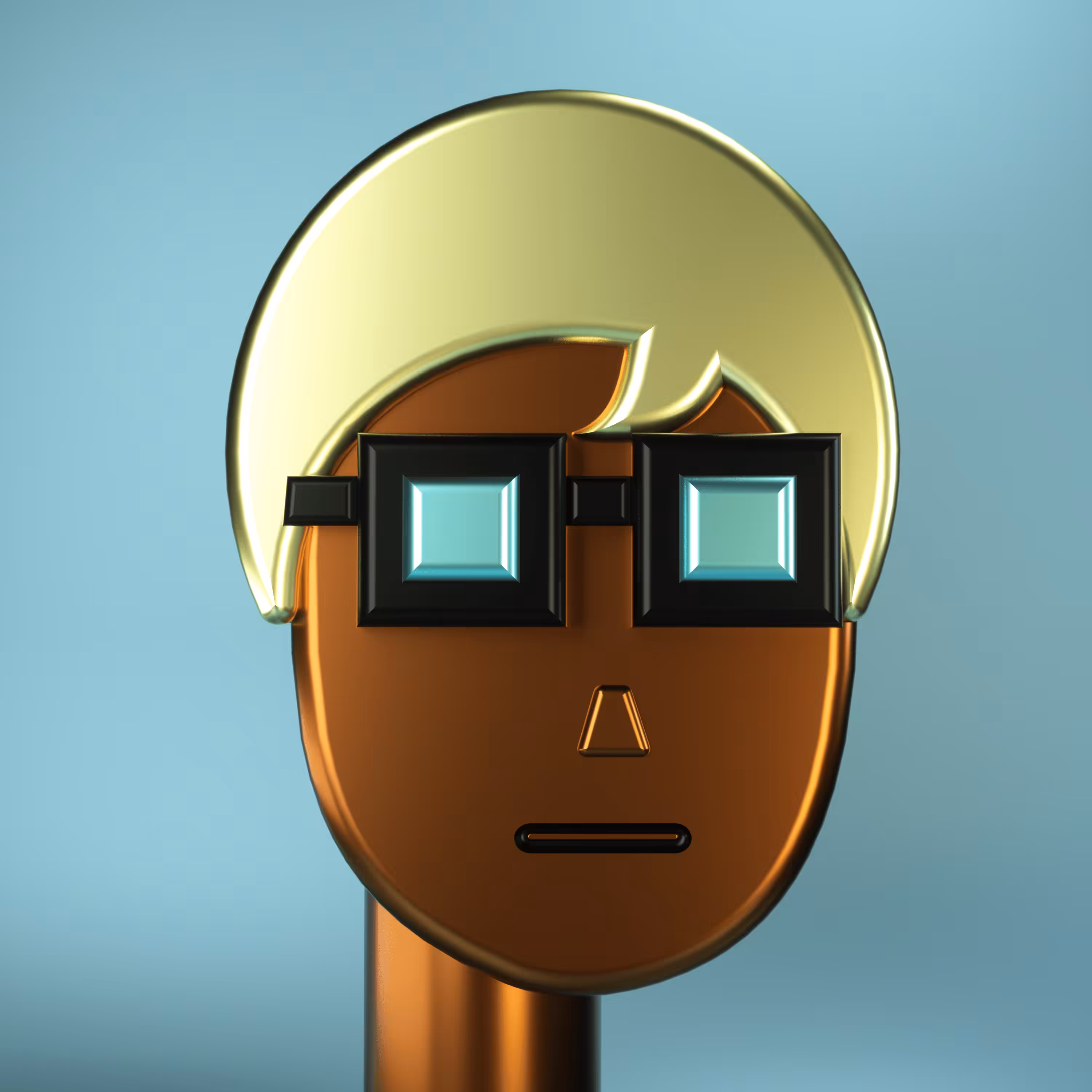 3D Chrome Punk #0166