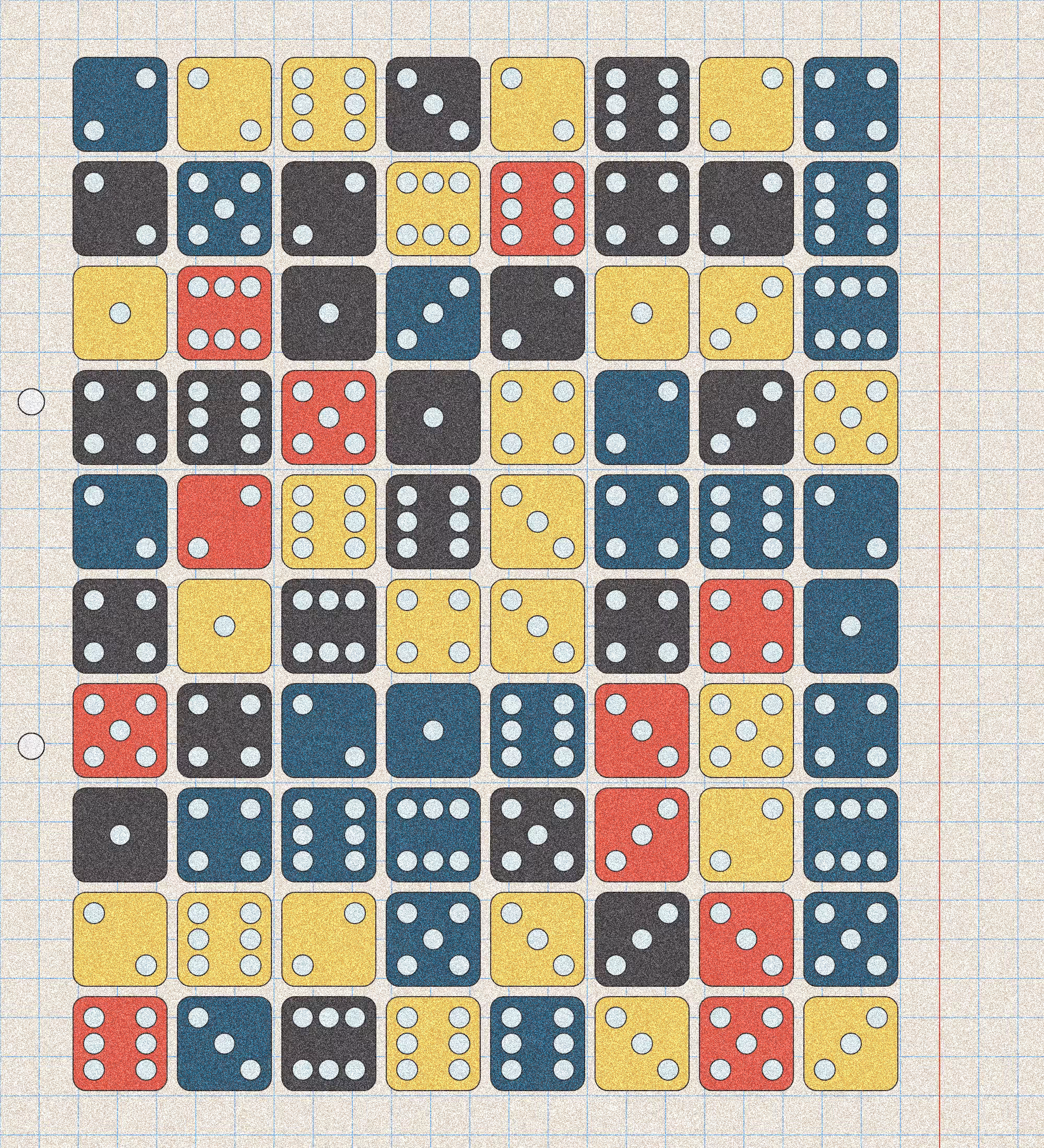 sketchbook page 6: dice roll #10