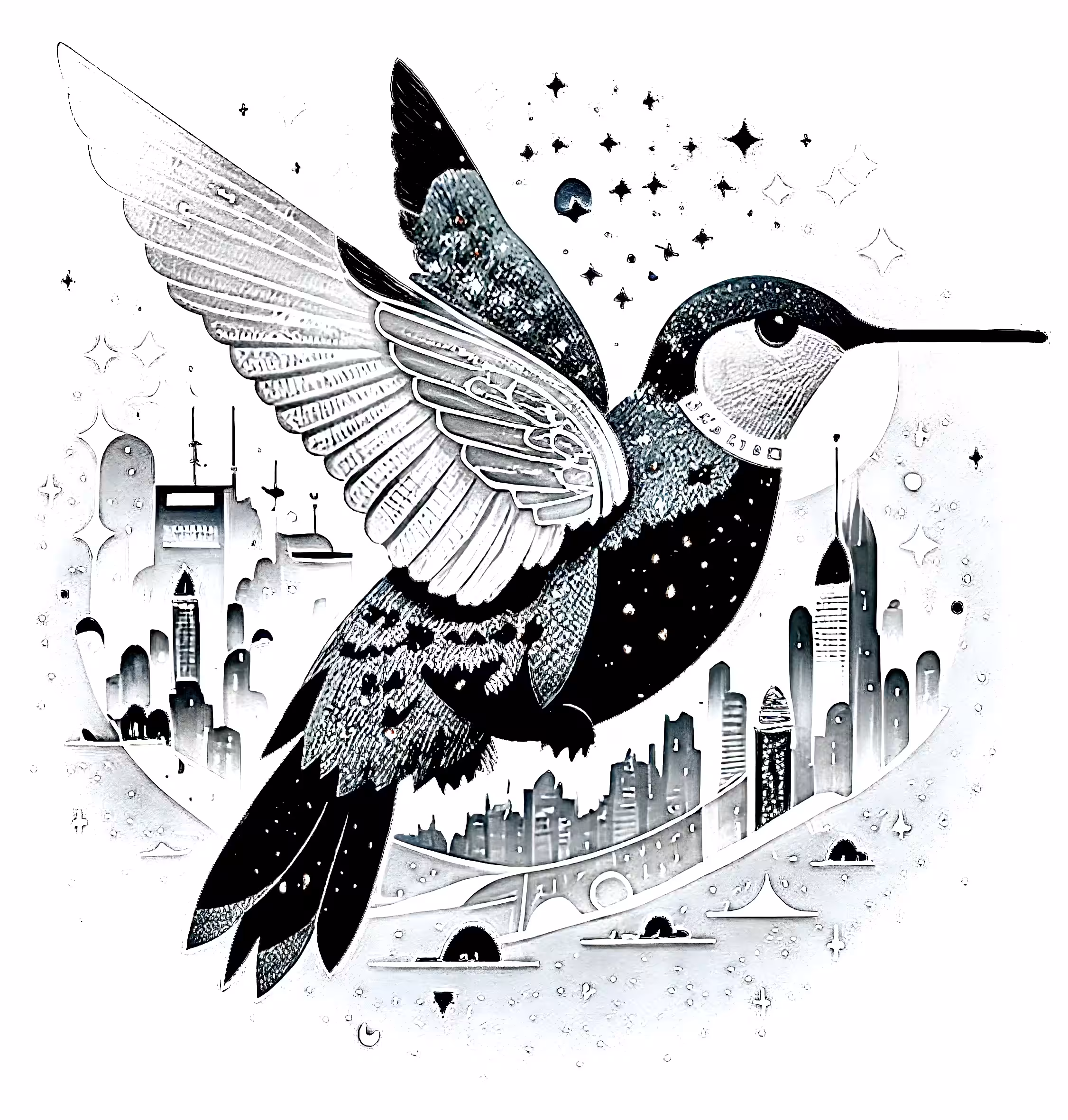 Bird in the sity