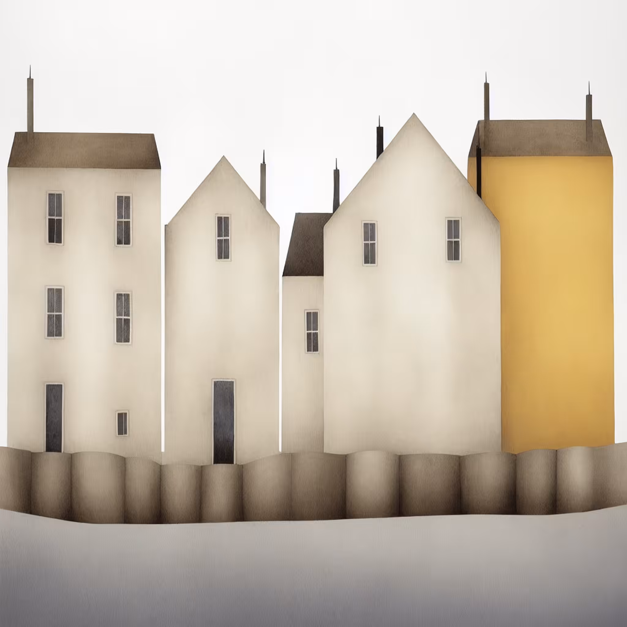 Yellow Trees and Houses - 1 #39