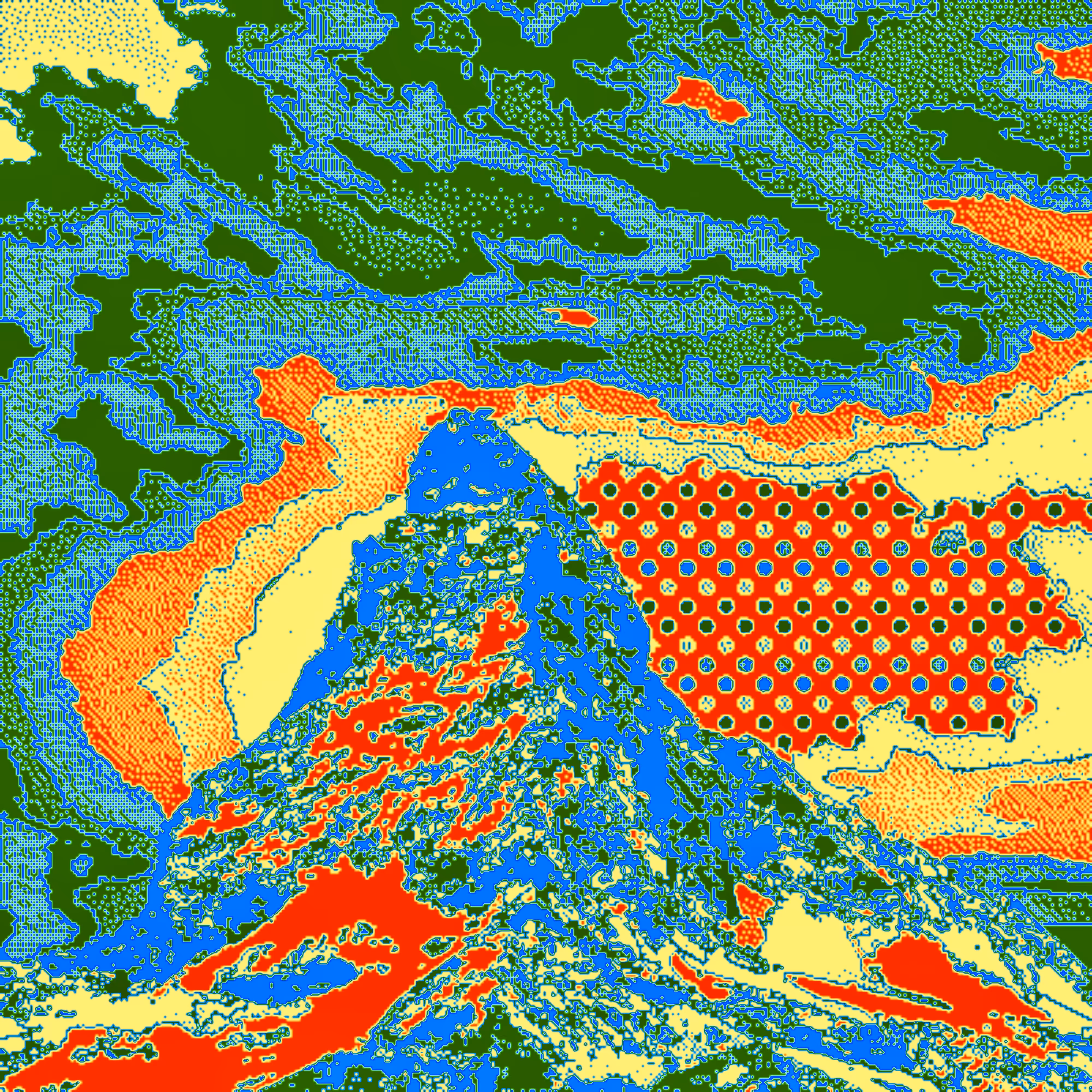 Geometric Eruption