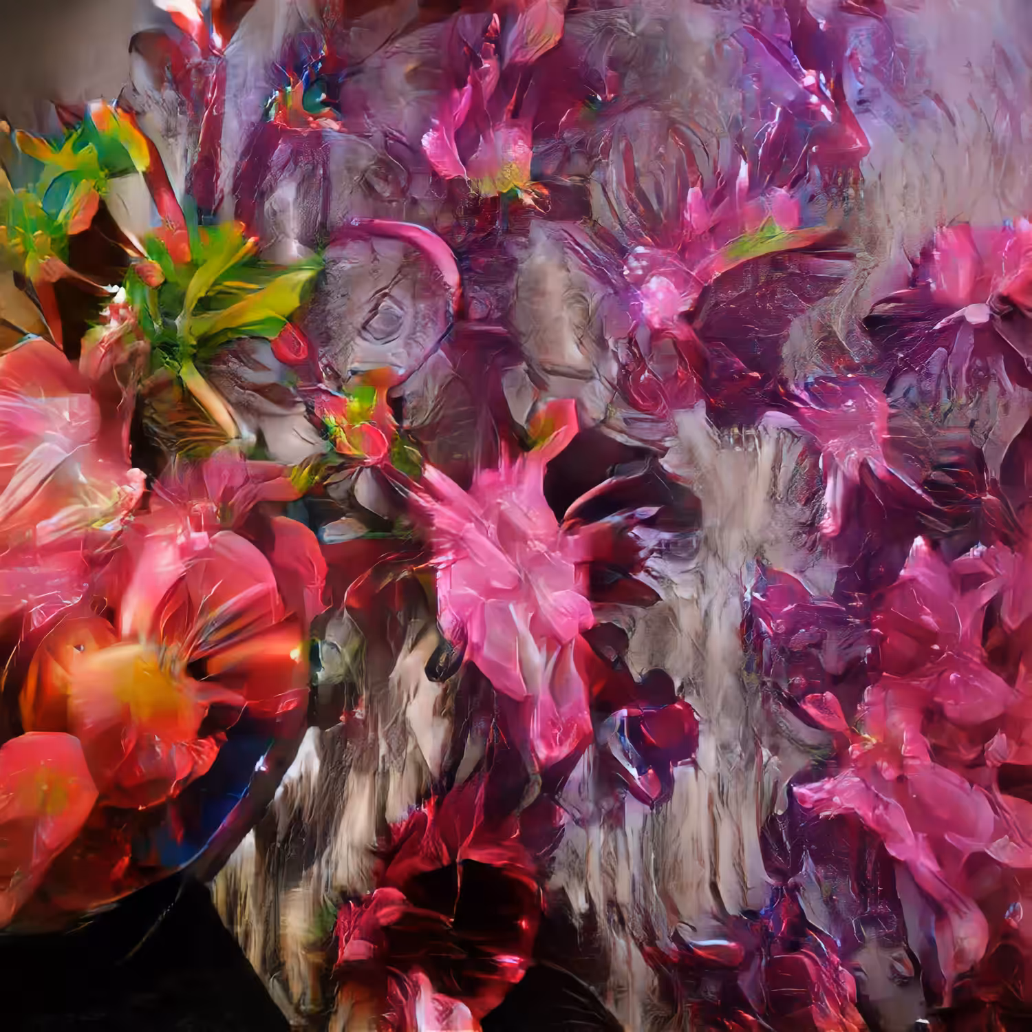Hibiscus Petals, White Fur #2/9