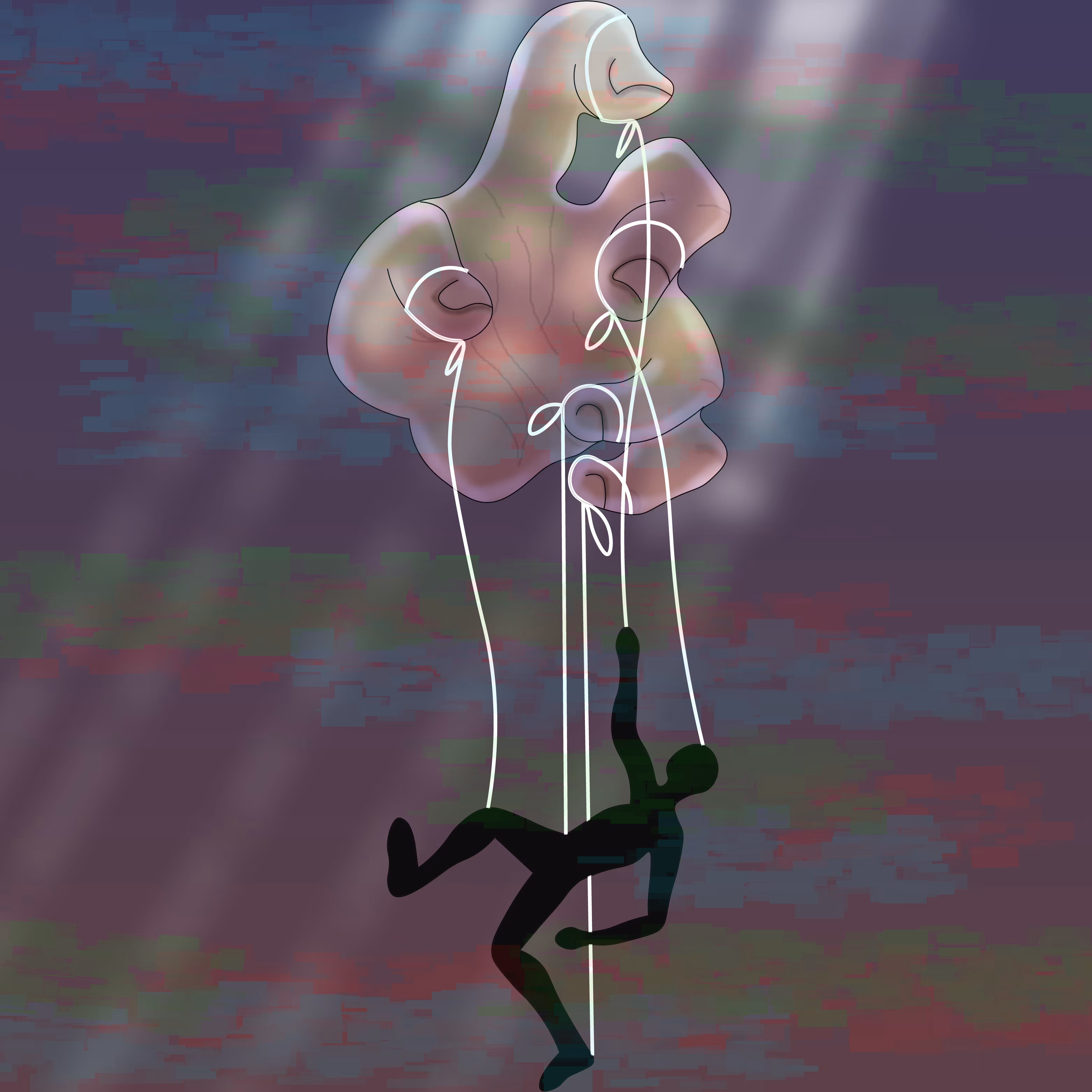 Glitchtober2025: Held above Will