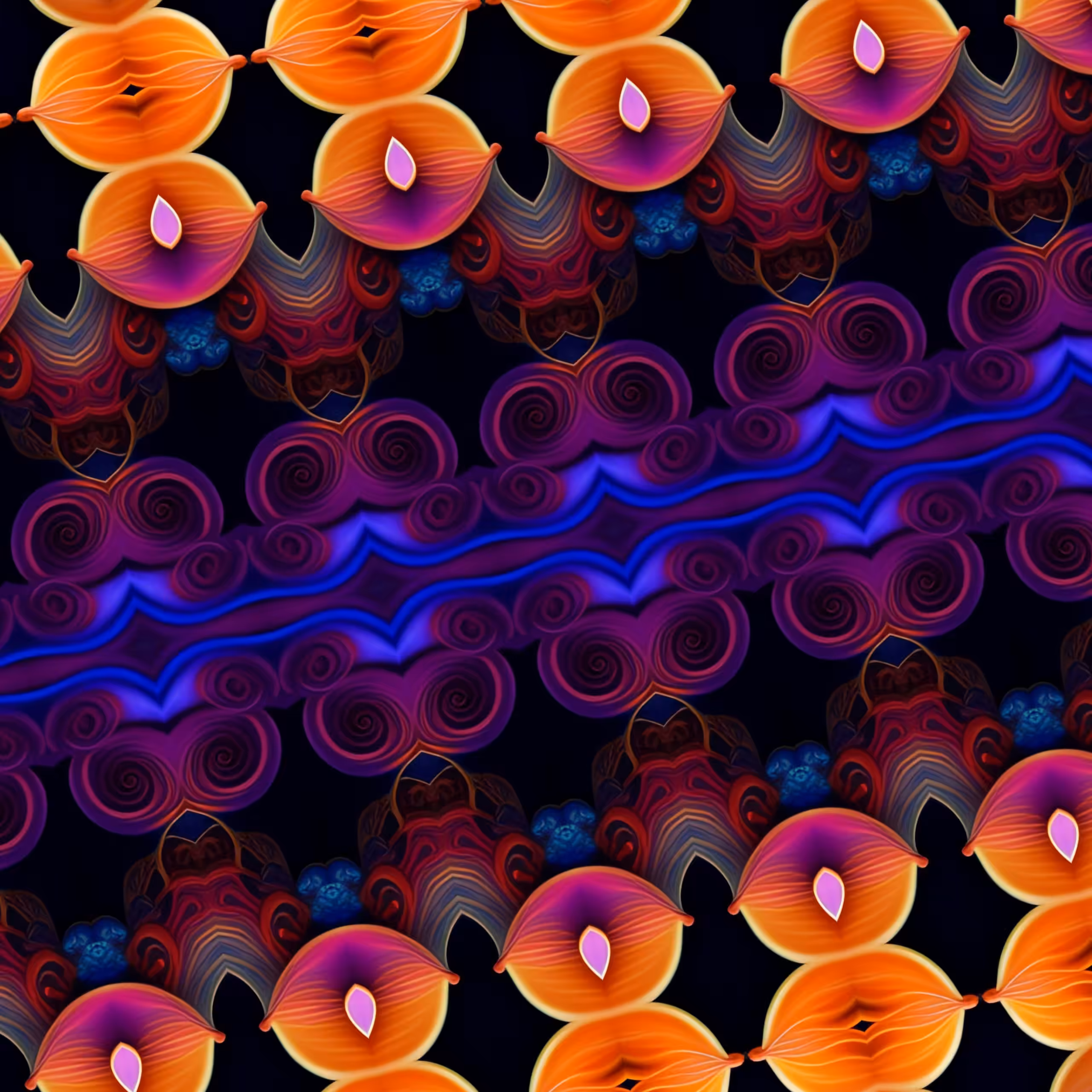 Matrix Flowers #10