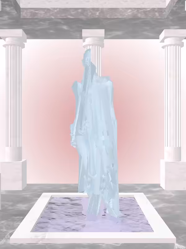 HeavenComputer: The Threatening Ethereal Blue Woman #1304