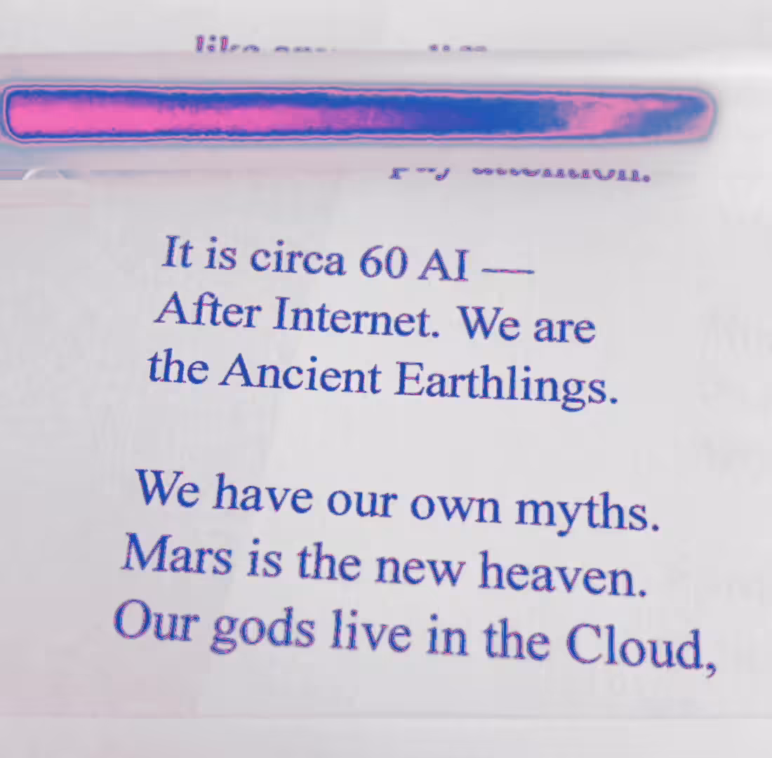 It is circa 60 AI — After Internet.