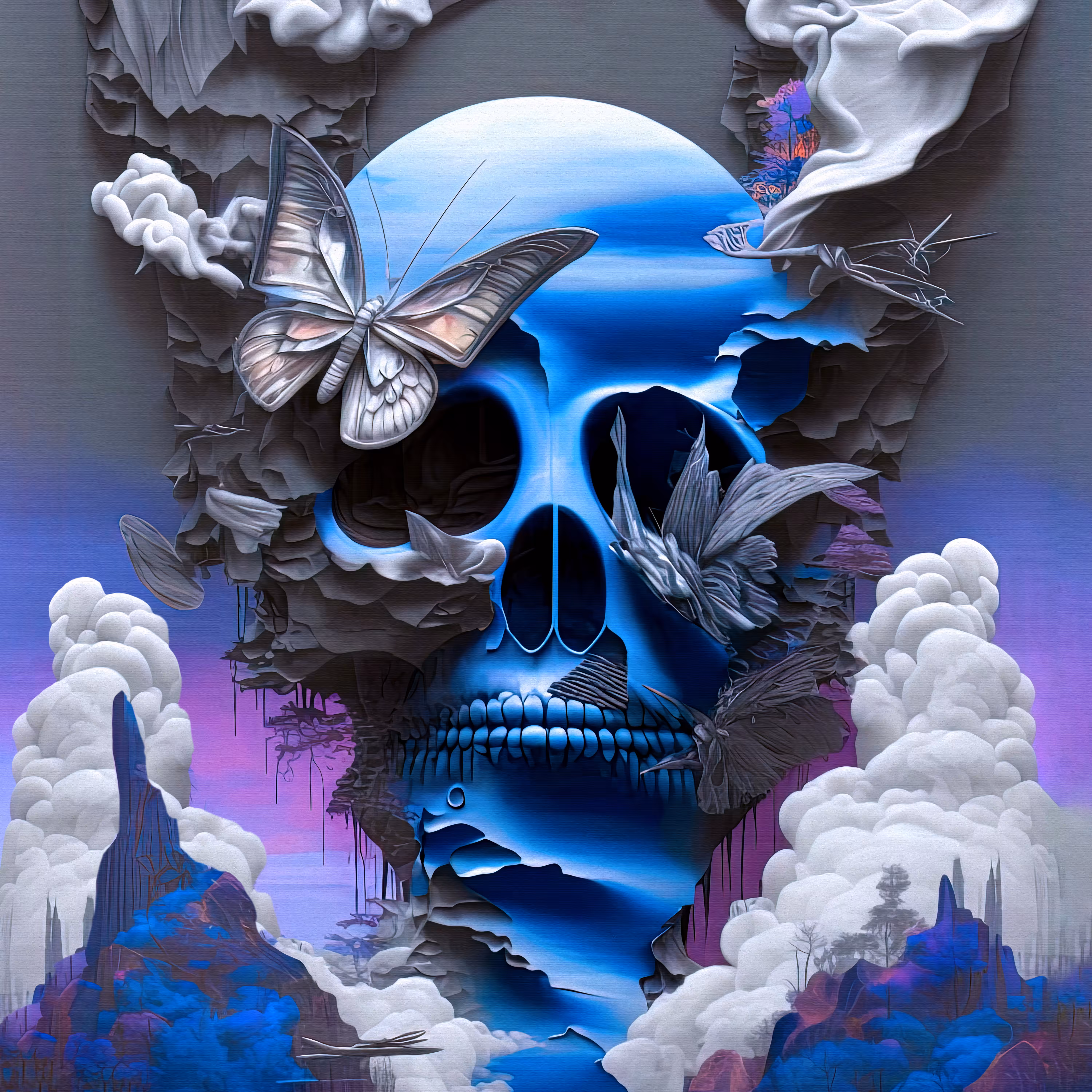 Dehiscence x O.G. SPIRATOM - Butterfly Skullz  Season 02  Collab ✨💀🦋