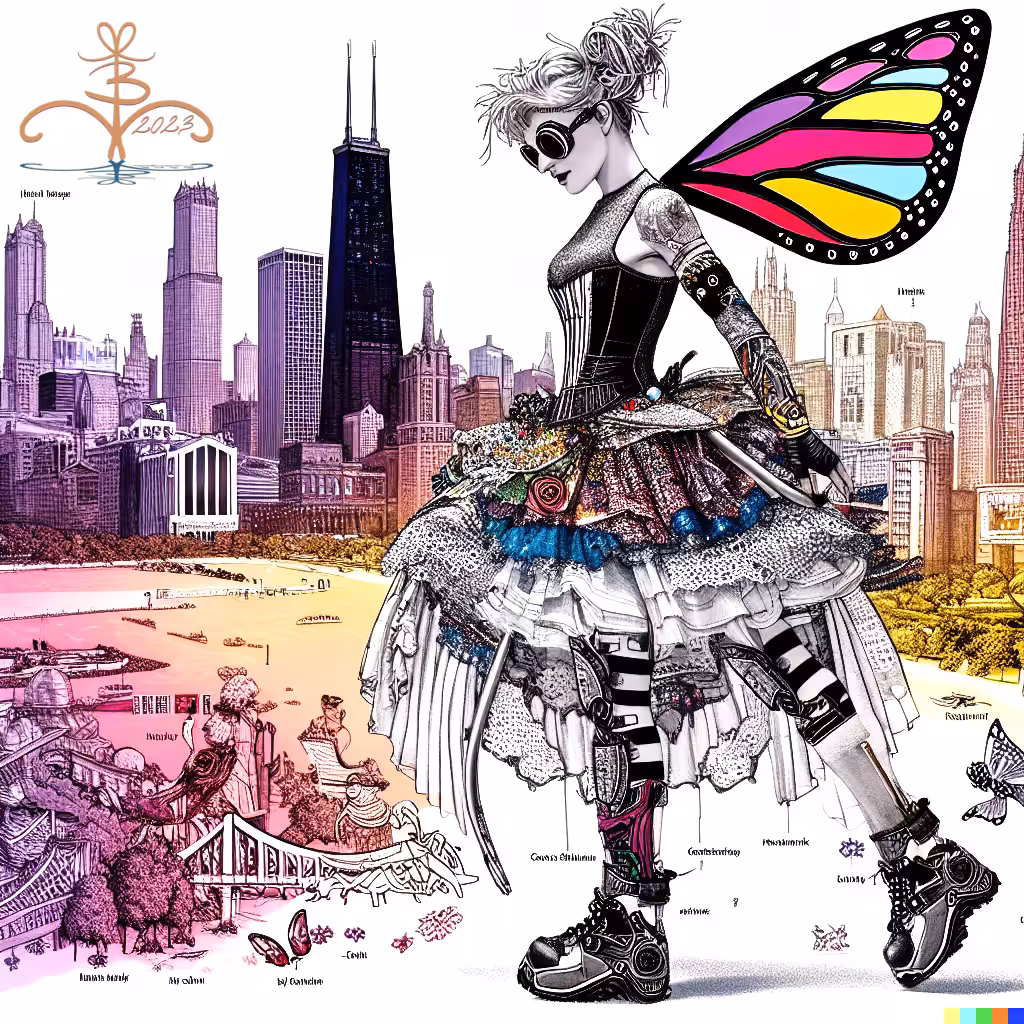 Rodeo posts: 🦋s & Buildings: Windy City Whimsy