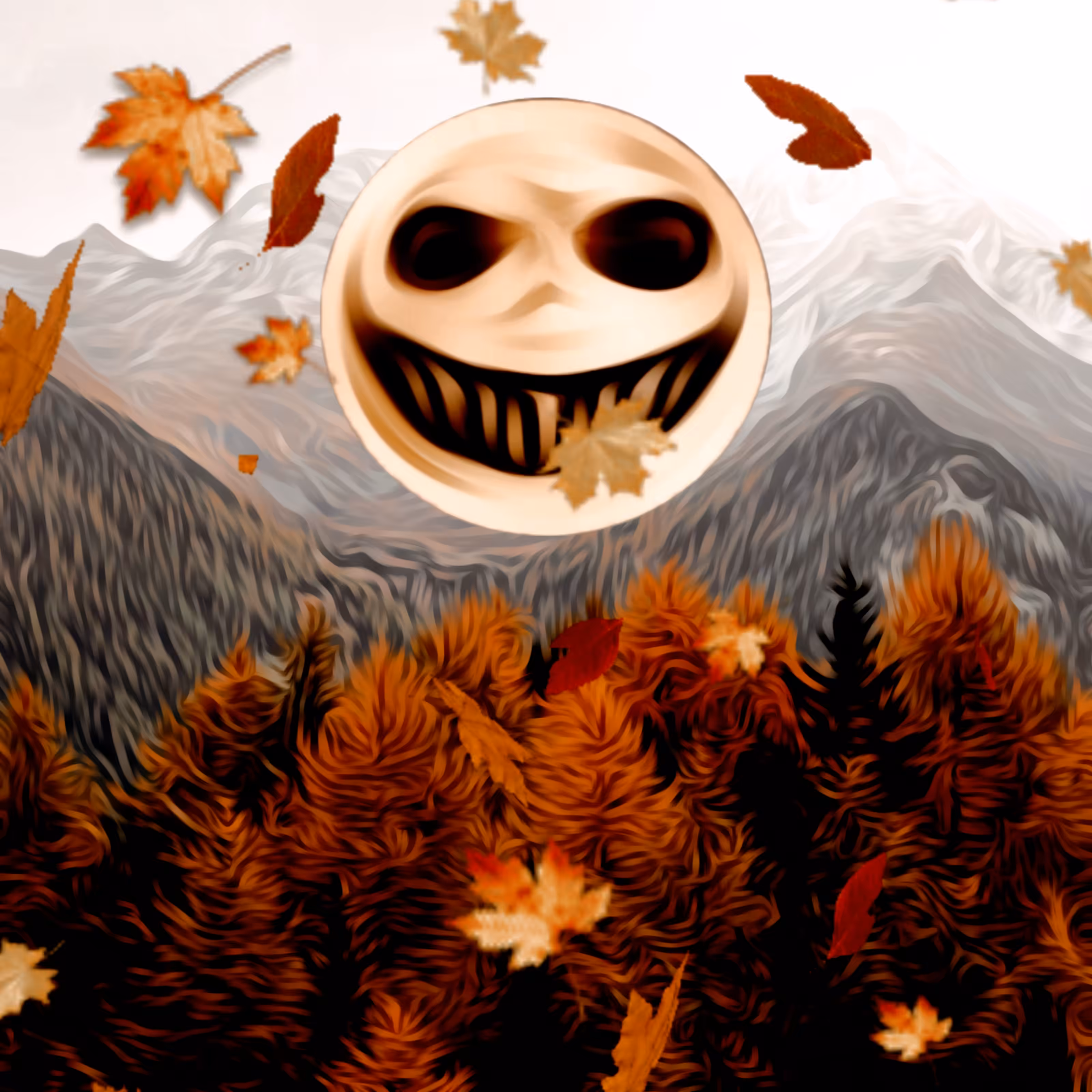 SPOOKY MOON #41 "Autumn Moon"