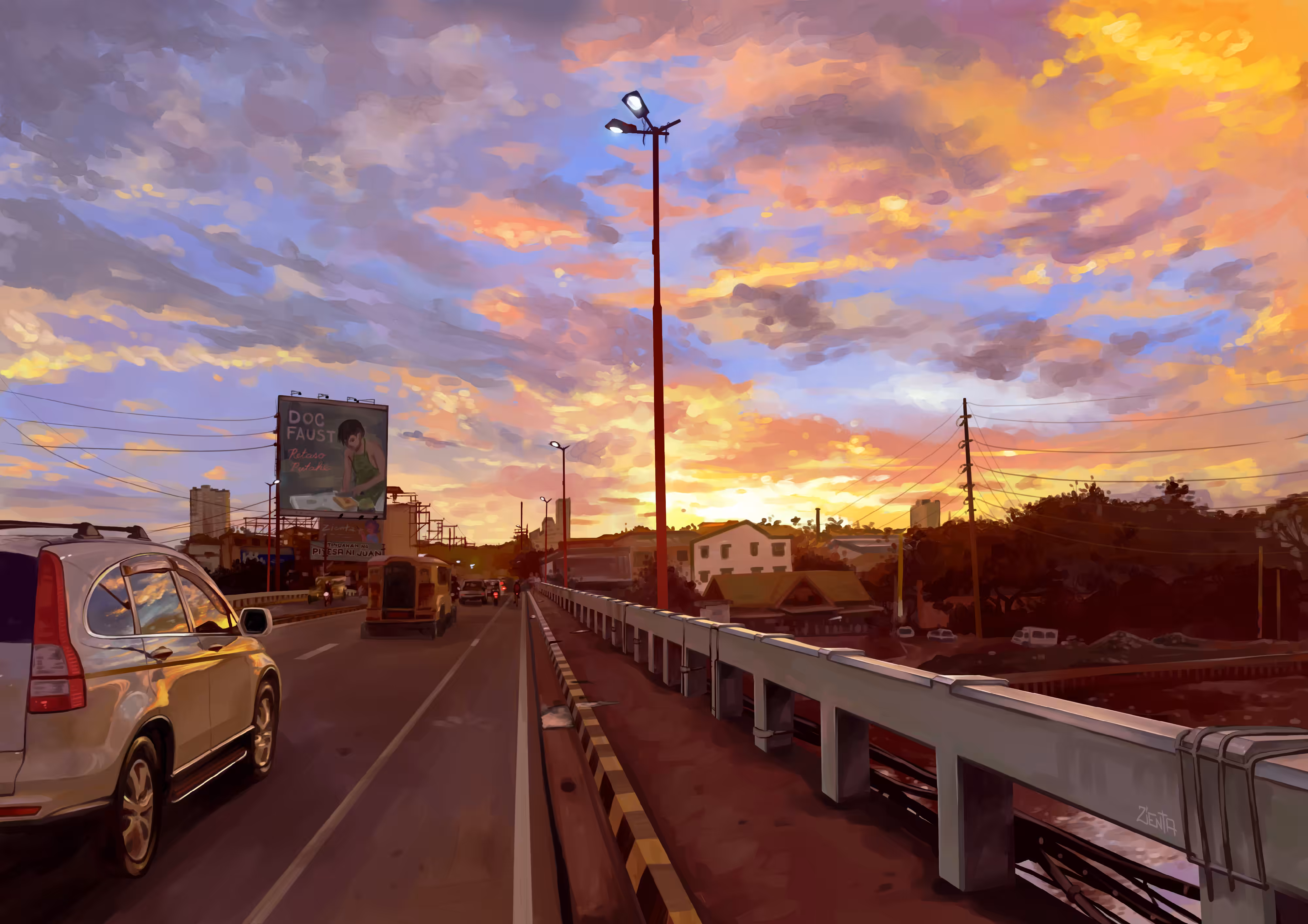 Over the Marikina Bridge