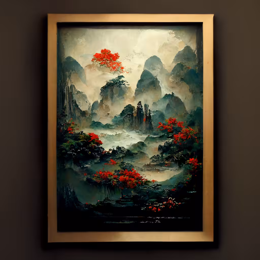 Mountains and trees #6