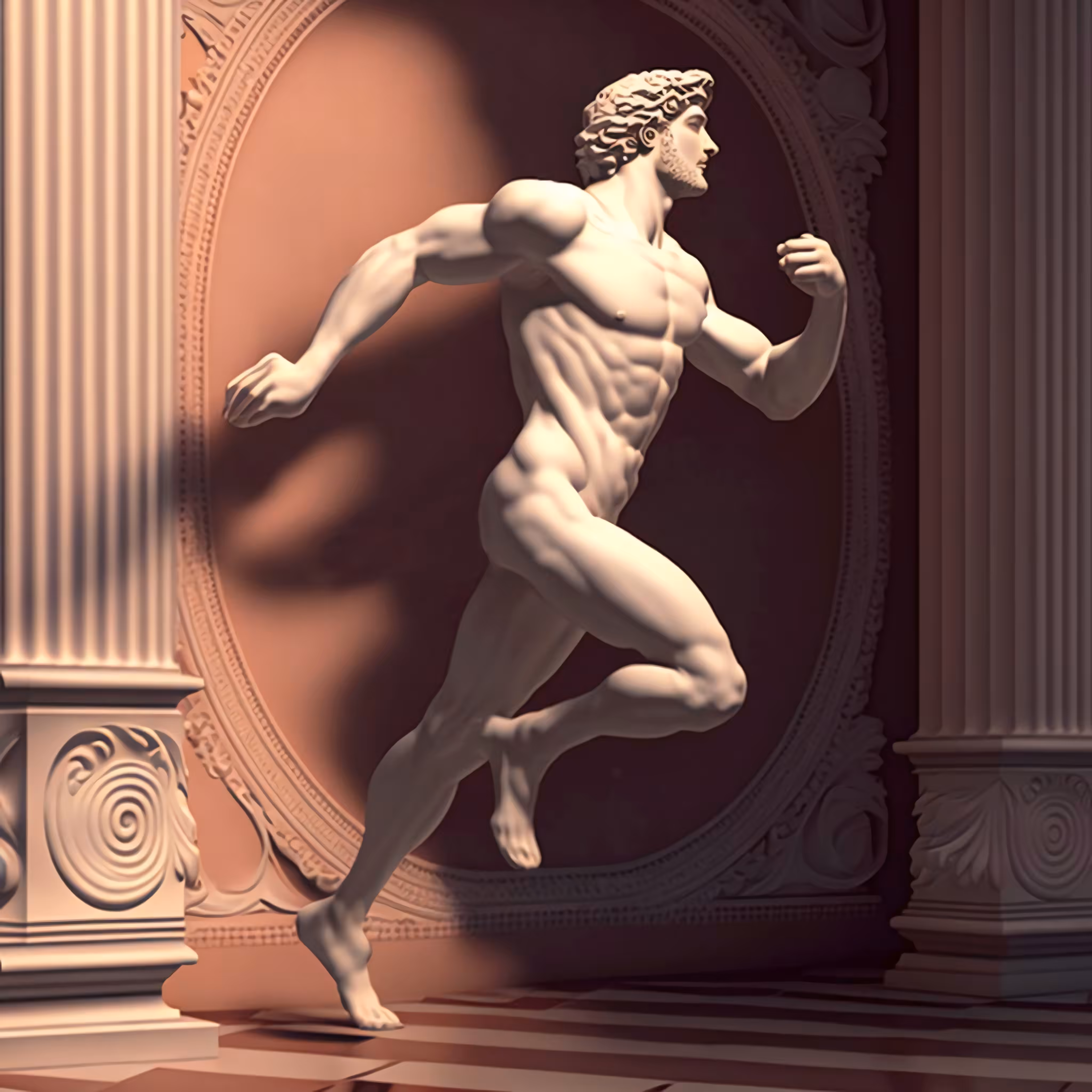 Runaway Statue